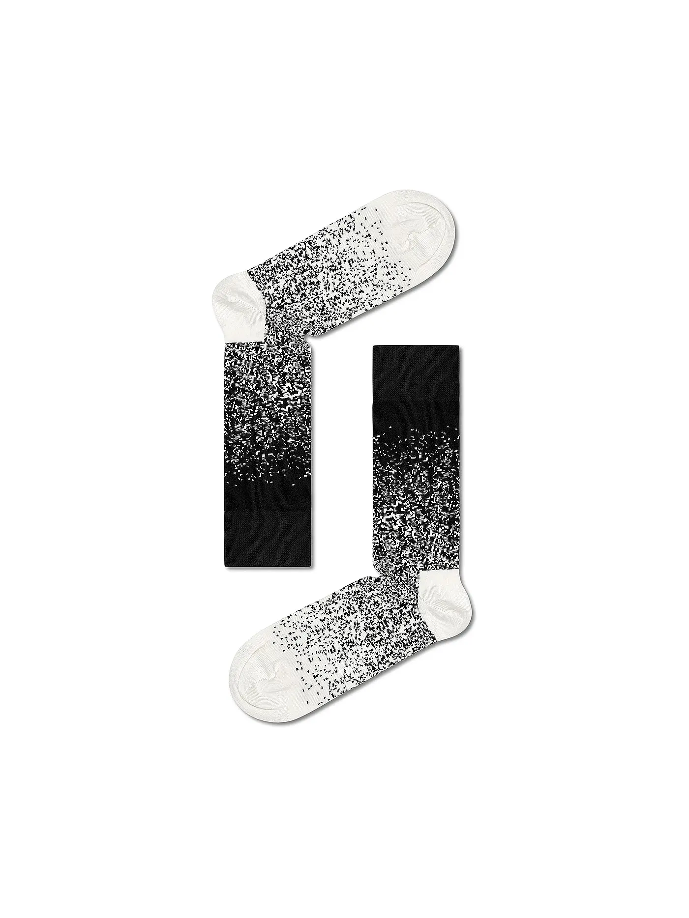 HAPPY SOCKS | Damen Socken Geschenkebox BLACK & WHITE 4er Pkg 36-40 black | schwarz