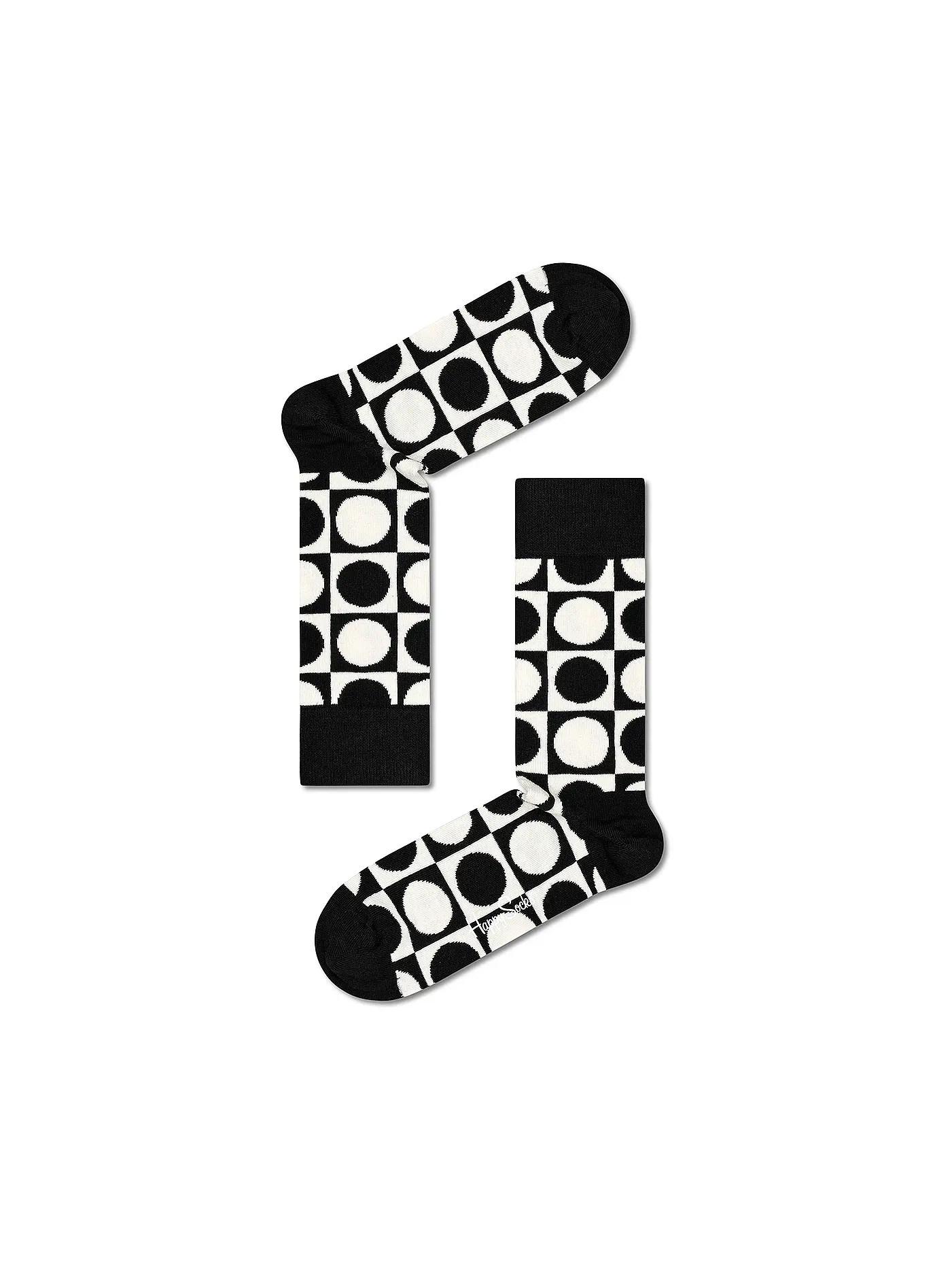 HAPPY SOCKS | Damen Socken Geschenkebox BLACK & WHITE 4er Pkg 36-40 black | schwarz