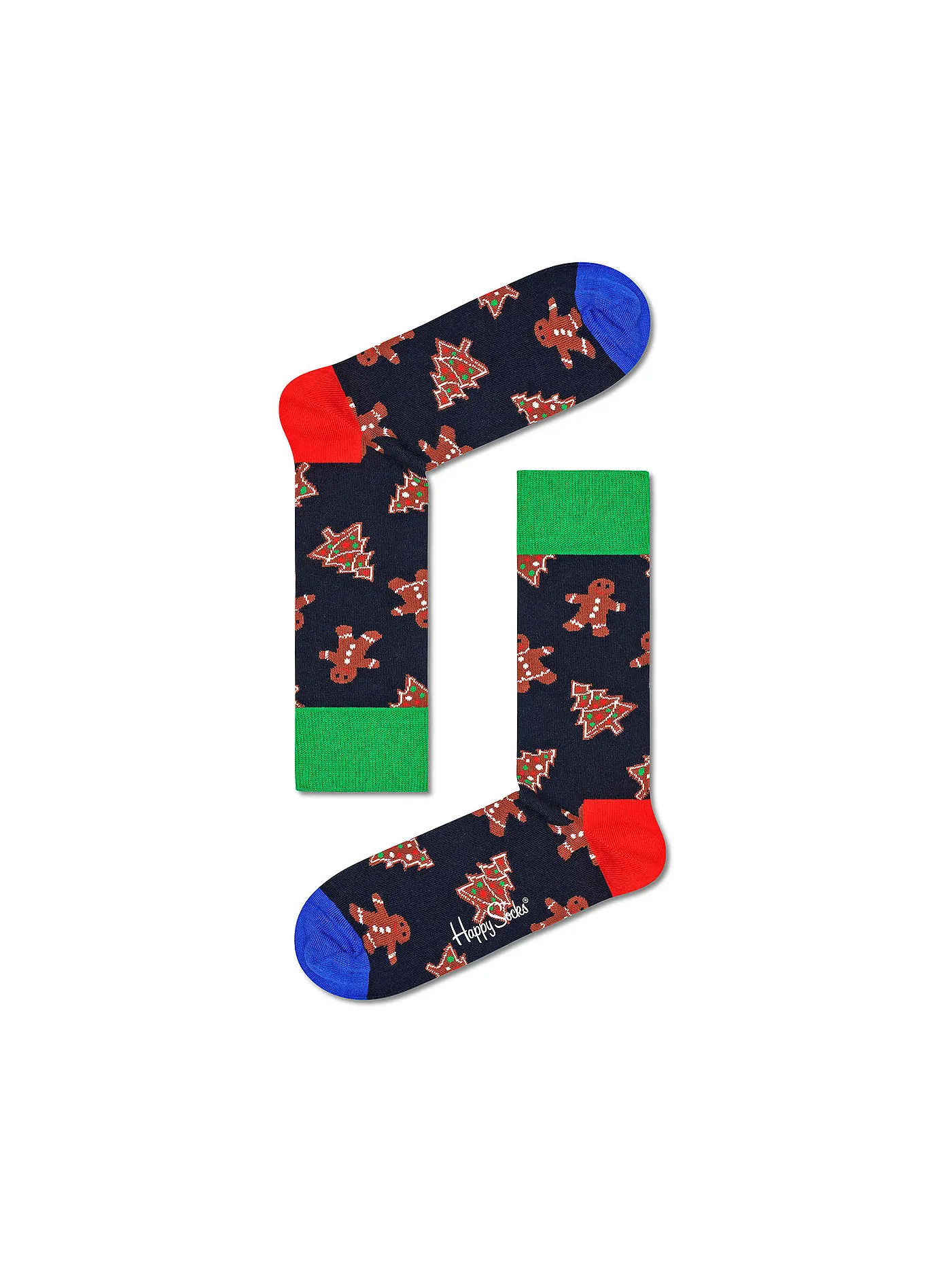 HAPPY SOCKS | Damen Socken GINGERBREAD COOKIES 36-40 dark blue / navy | dunkelblau