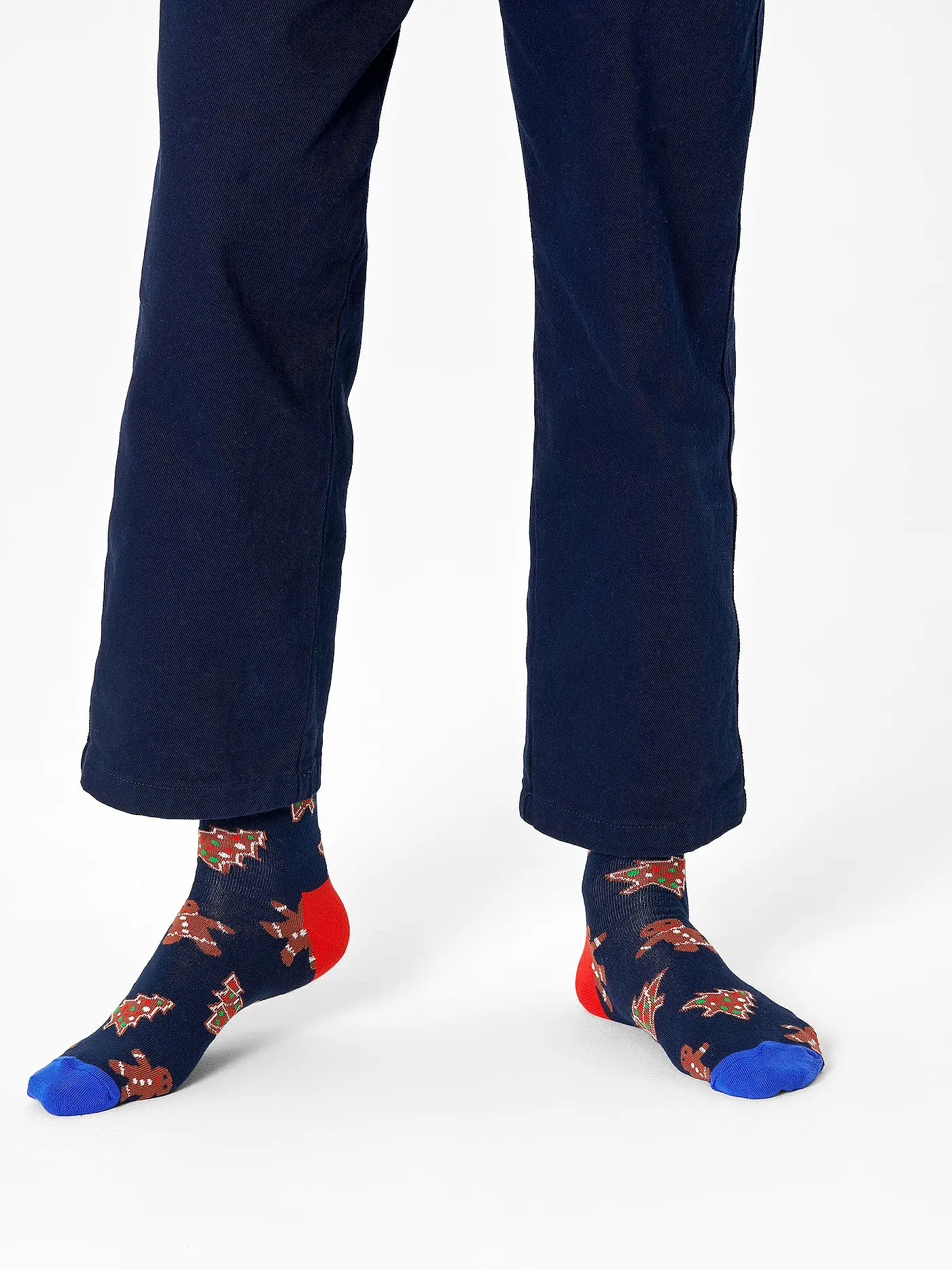 HAPPY SOCKS | Damen Socken GINGERBREAD COOKIES 36-40 dark blue / navy | dunkelblau