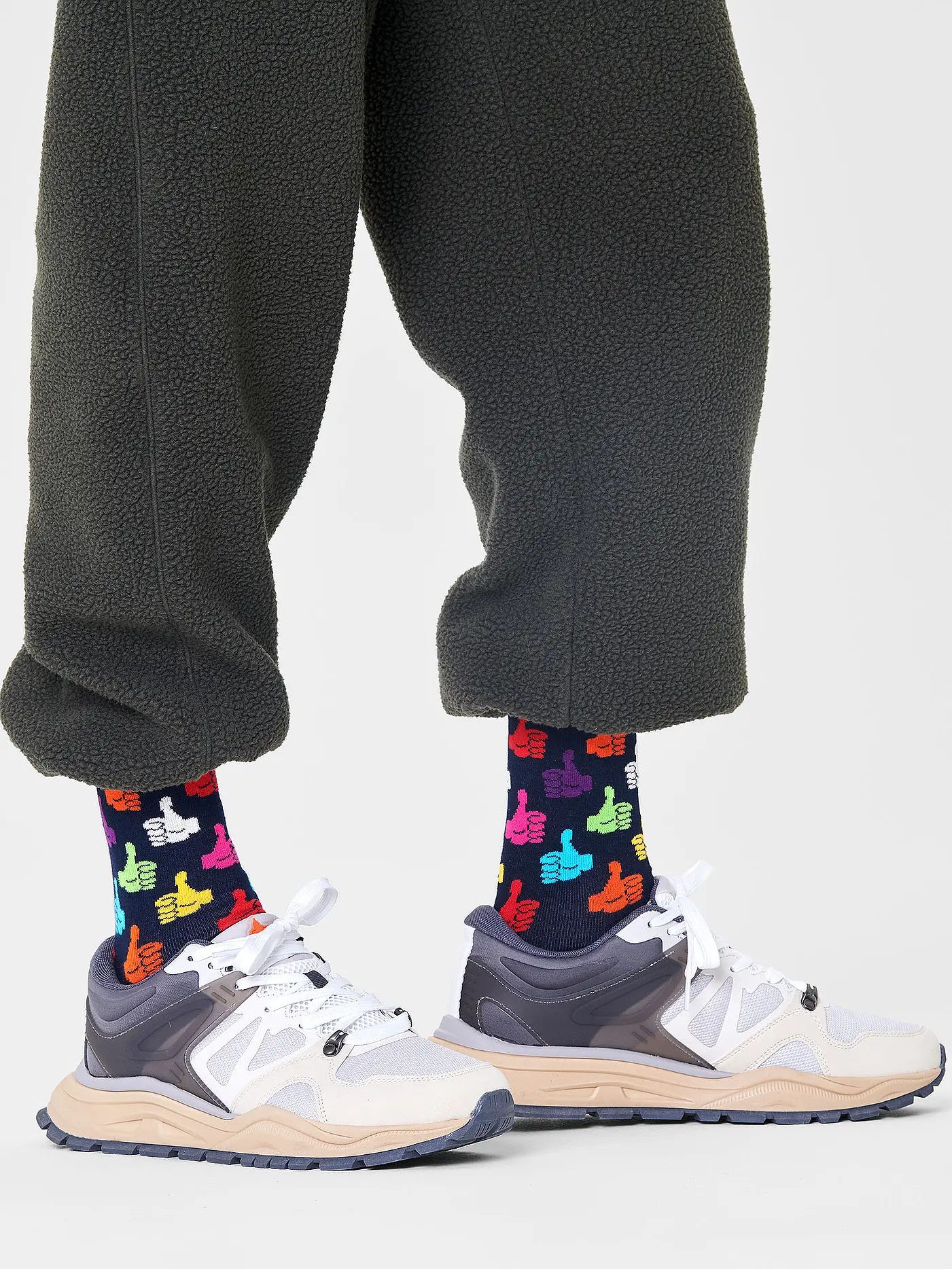 HAPPY SOCKS | Damen Socken THUMBS UP 36-40 dark blue / navy | dunkelblau