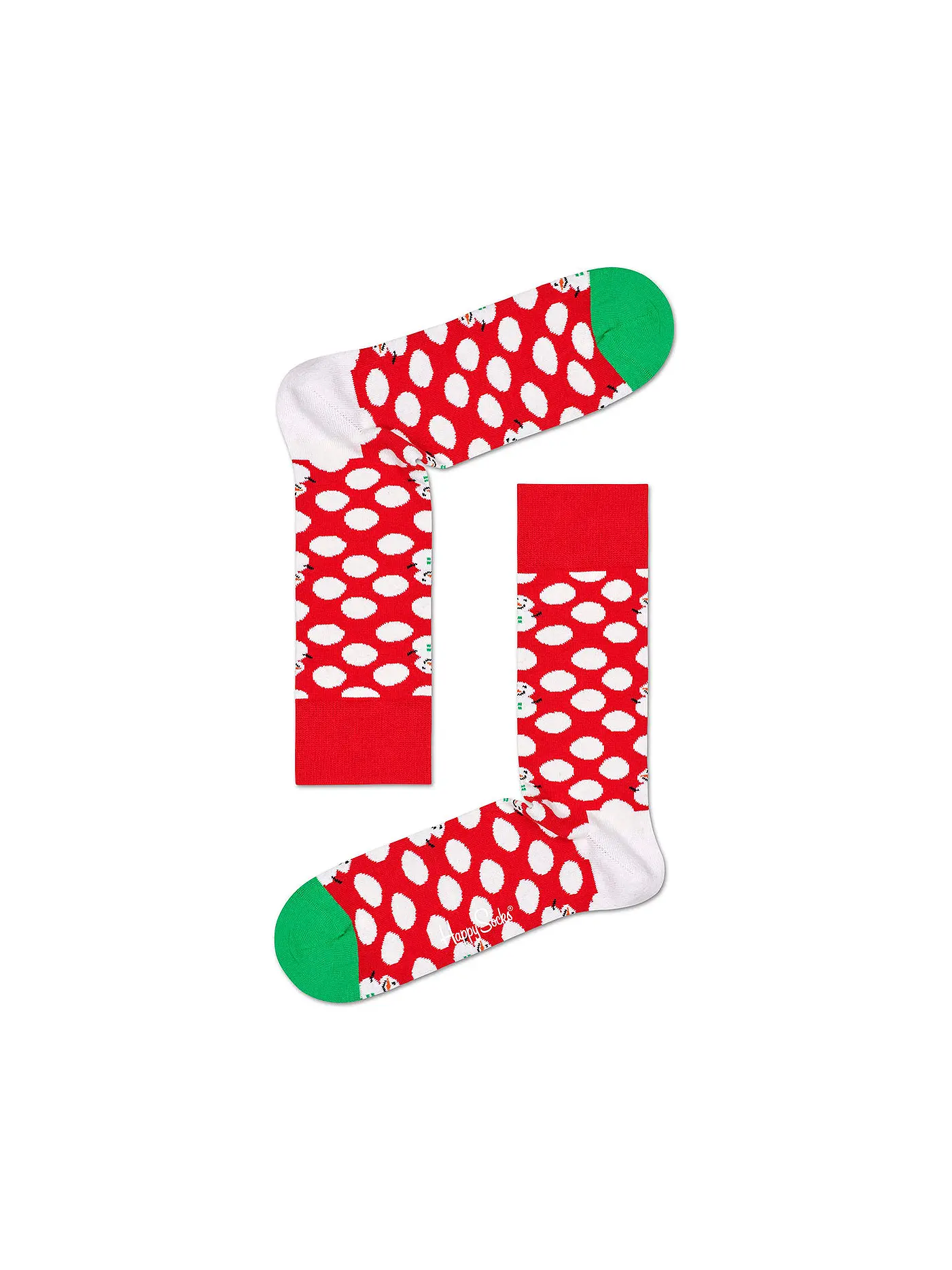 HAPPY SOCKS | Damen-Socken "Big Dot" 36-40 bunt | rot