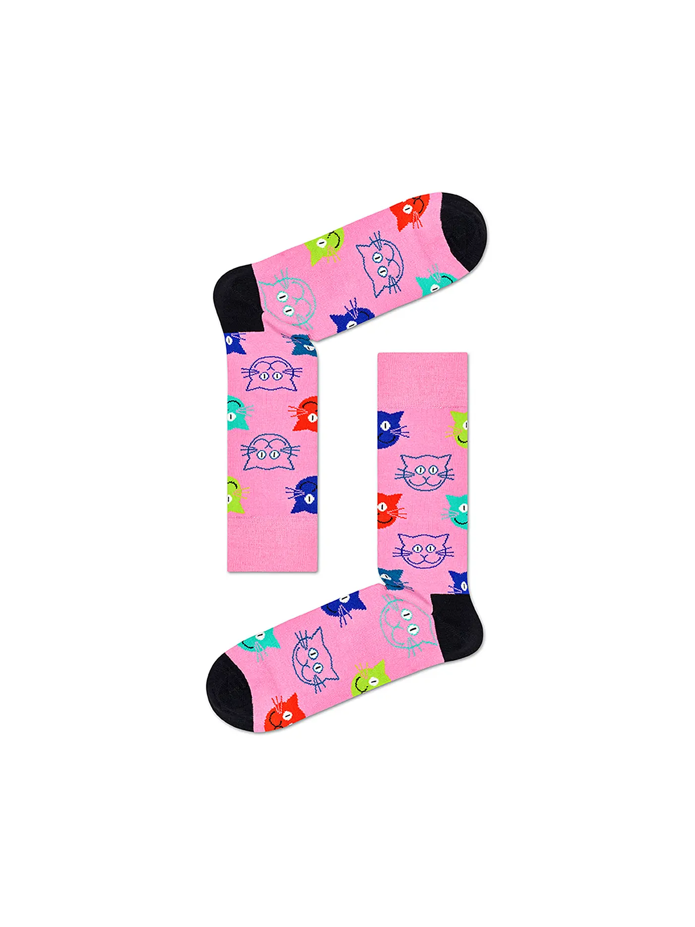 HAPPY SOCKS | Herren Geschenkbox Socken CATS 3-er Pkg. multi | bunt