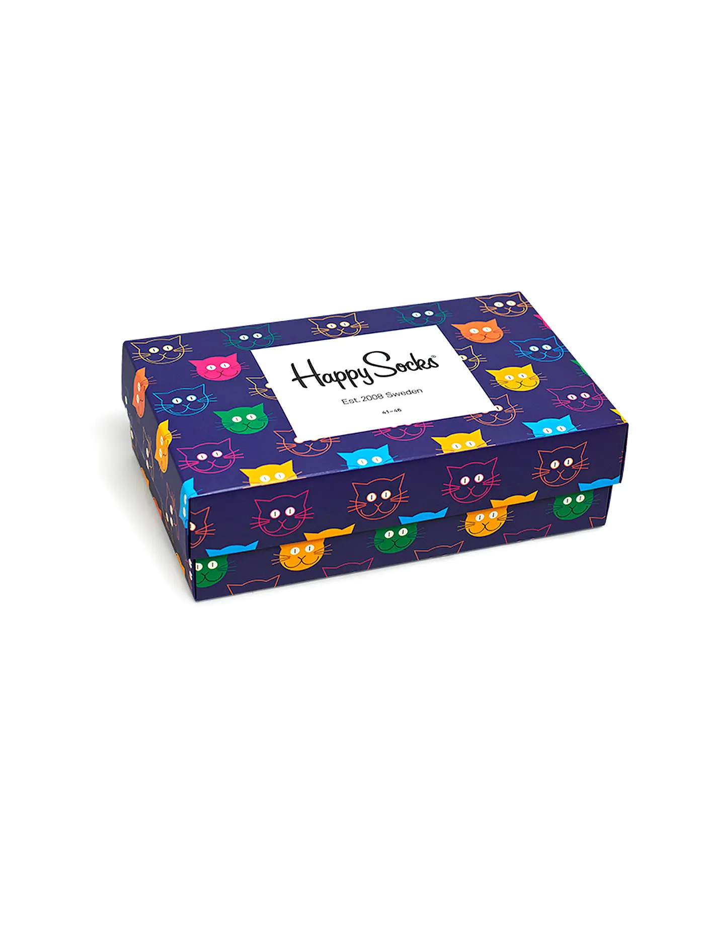 HAPPY SOCKS | Herren Geschenkbox Socken CATS 3-er Pkg. multi | bunt