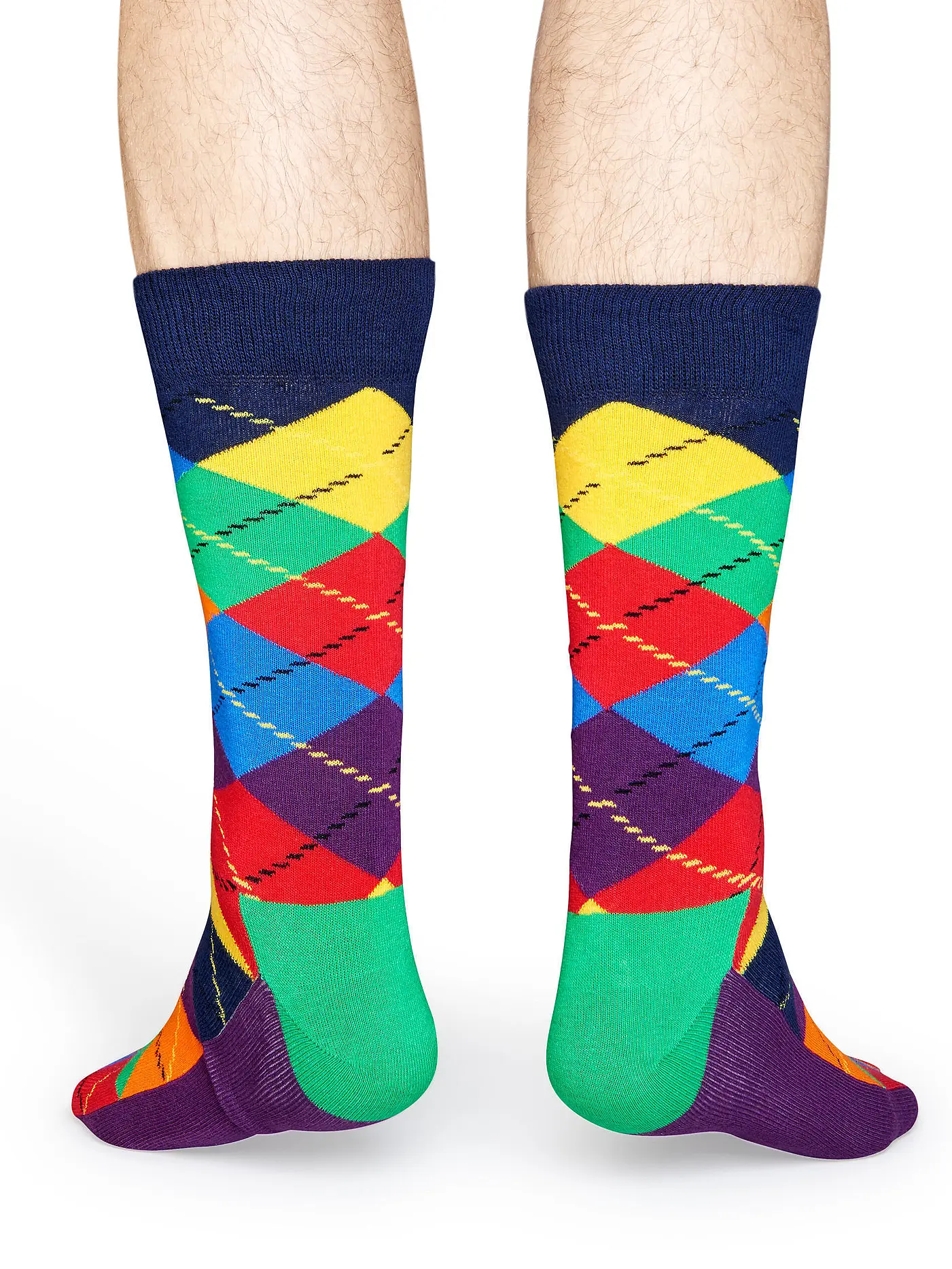 HAPPY SOCKS | Herren Geschenkset Socken BIG DOTS 4er Pkg blue | bunt