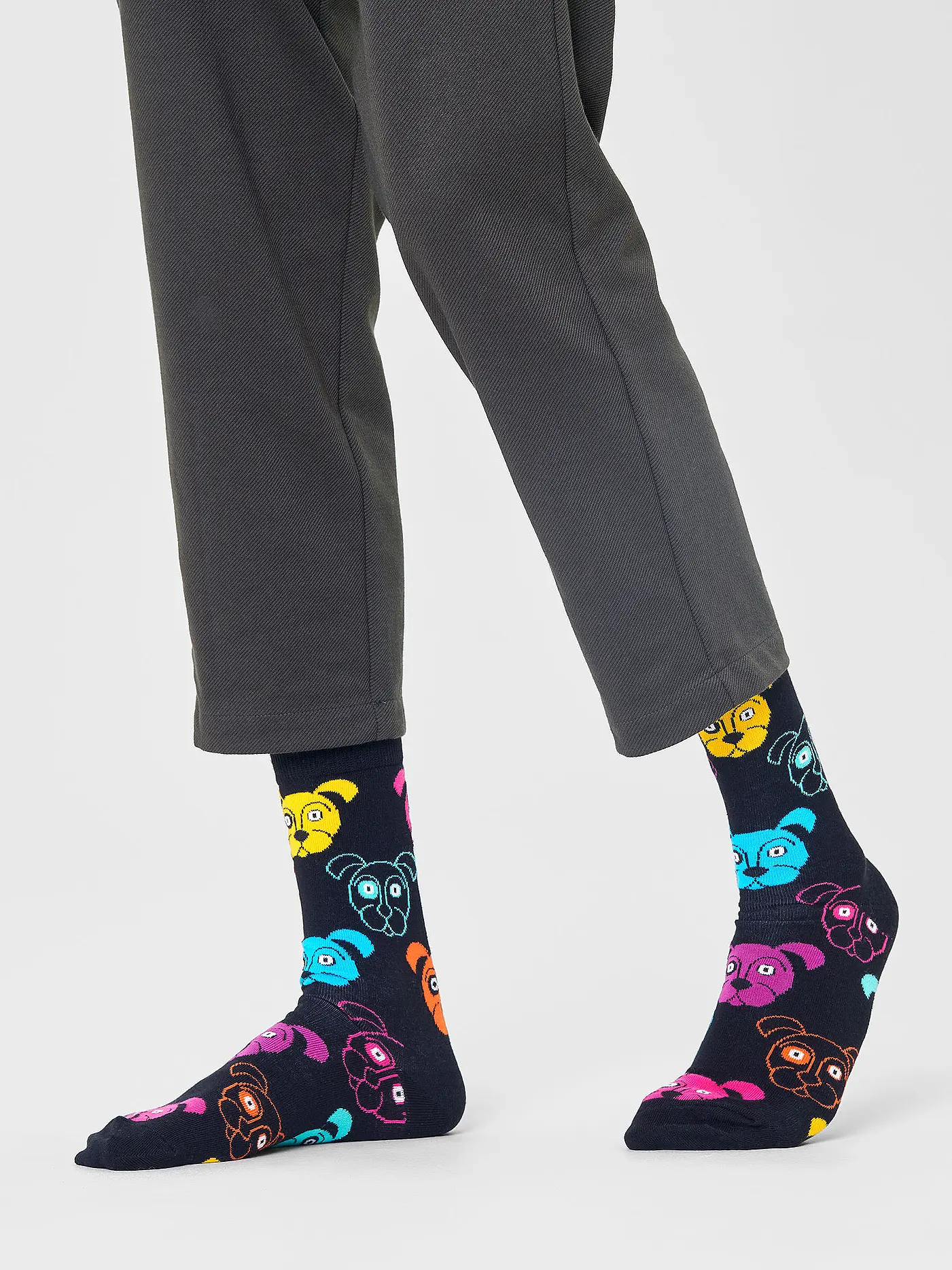 HAPPY SOCKS | Herren Socken DOG smu | schwarz