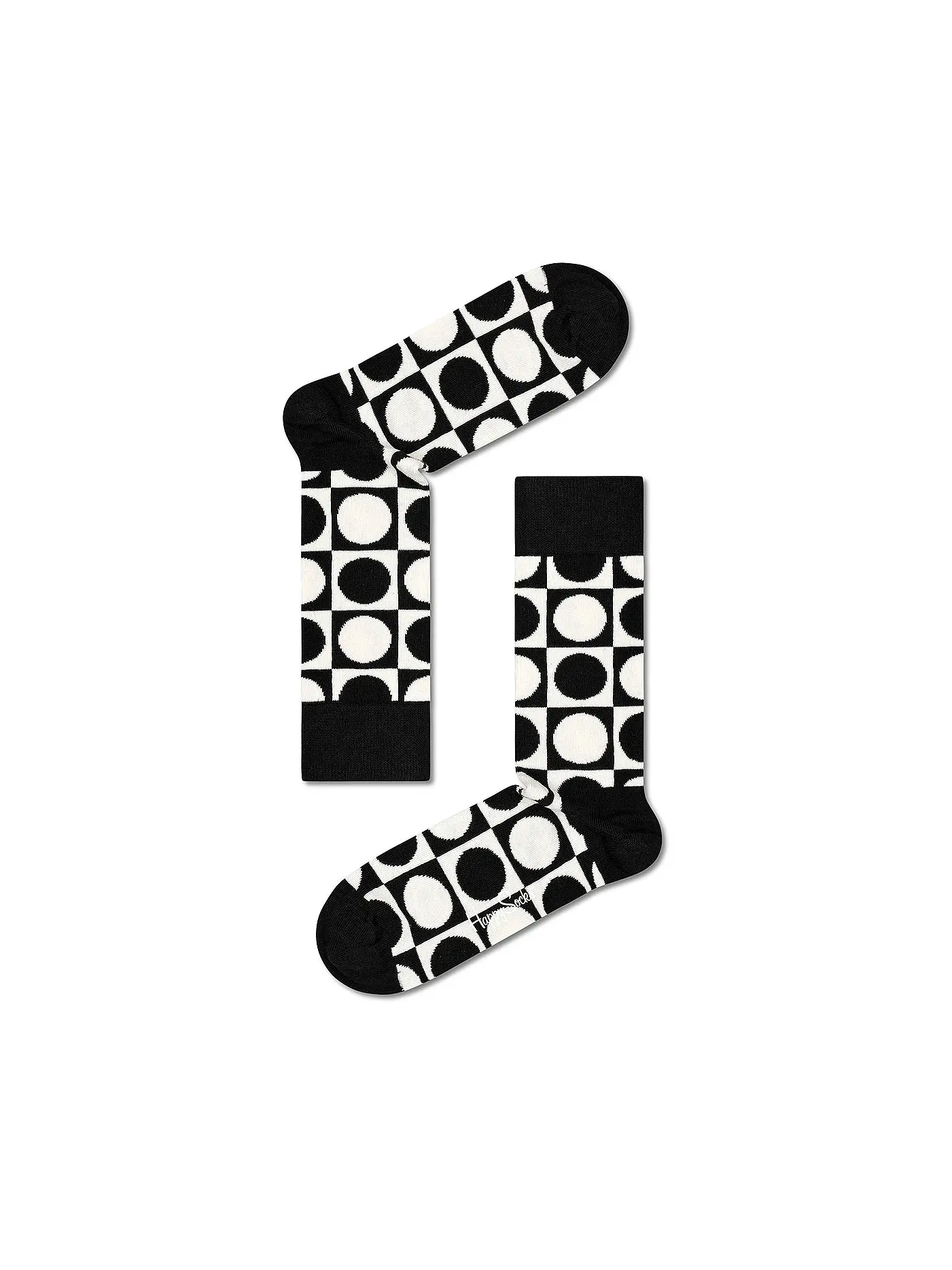 HAPPY SOCKS | Herren Socken Geschenkebox BLACK & WHITE 4er Pkg 36-40 black | schwarz