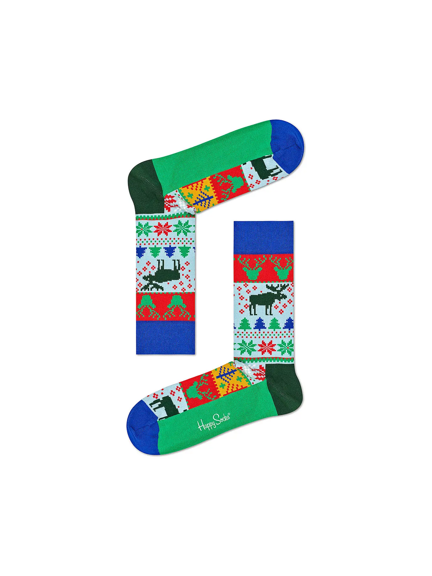 HAPPY SOCKS | Weihnachts-Socken Norweger bunt | bunt
