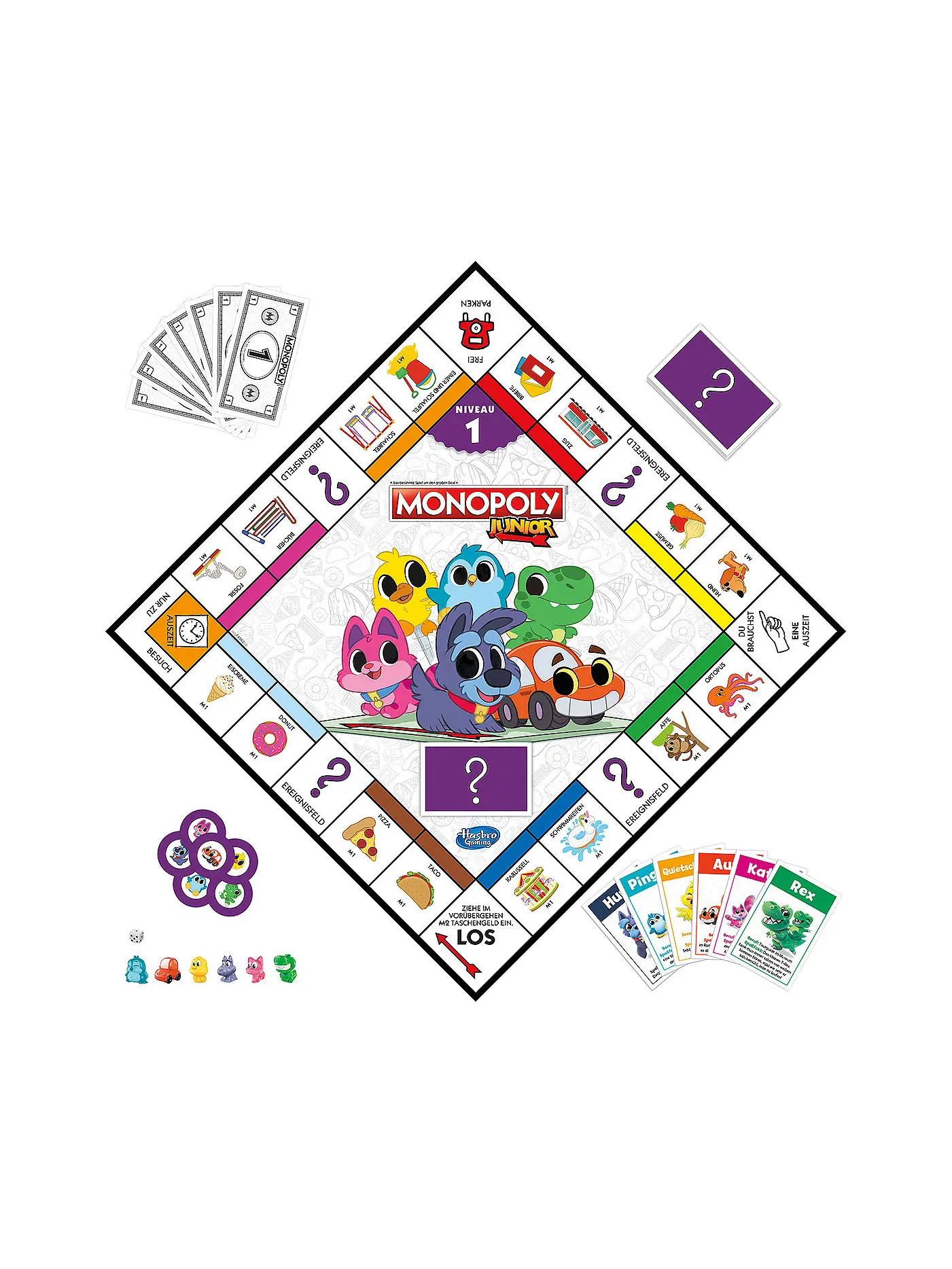 HASBRO | Brettspiel -  Monopoly Junior | keine Farbe