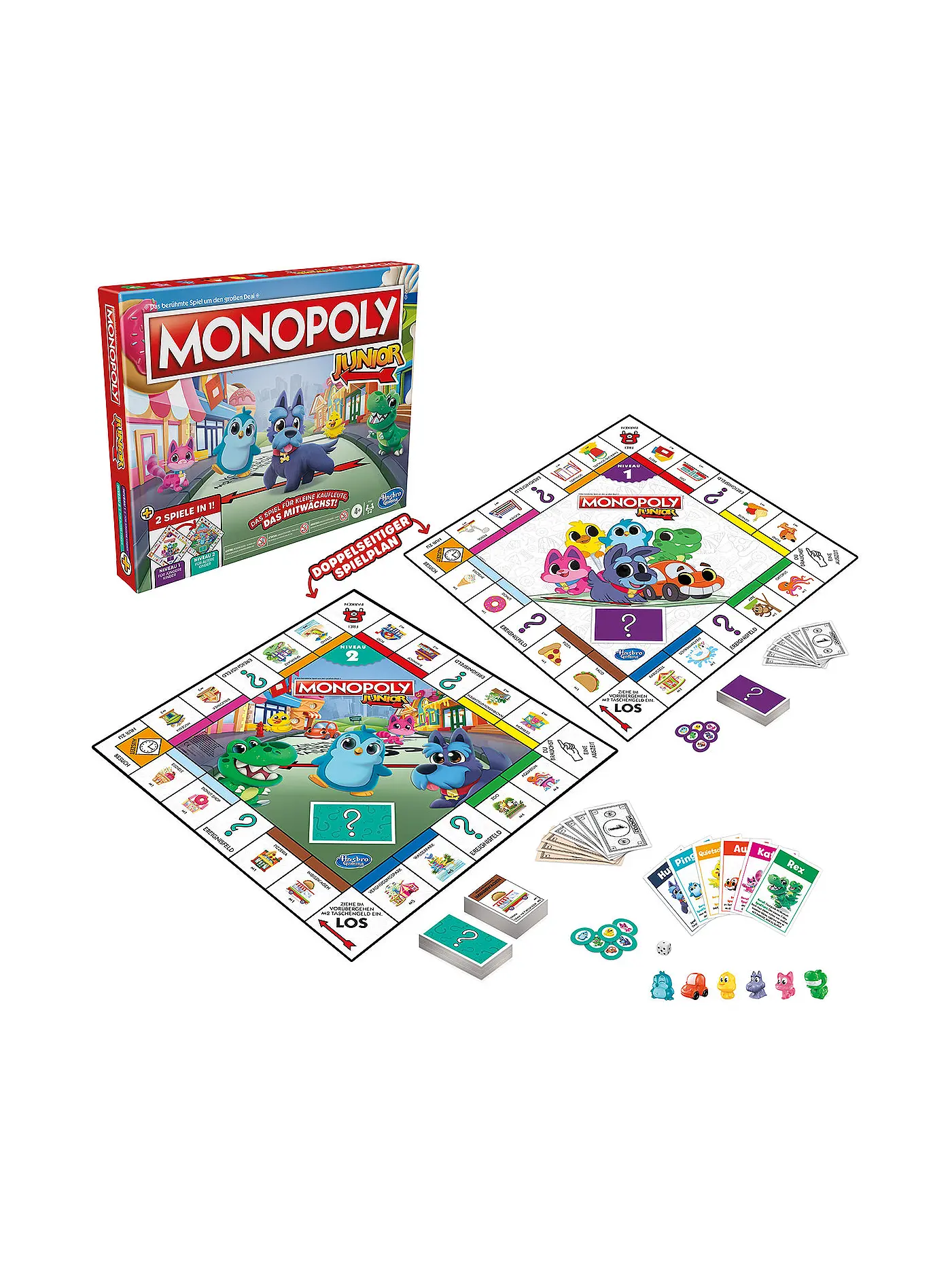 HASBRO | Brettspiel -  Monopoly Junior | keine Farbe