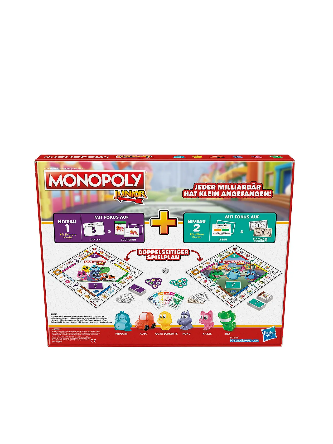 HASBRO | Brettspiel -  Monopoly Junior | keine Farbe