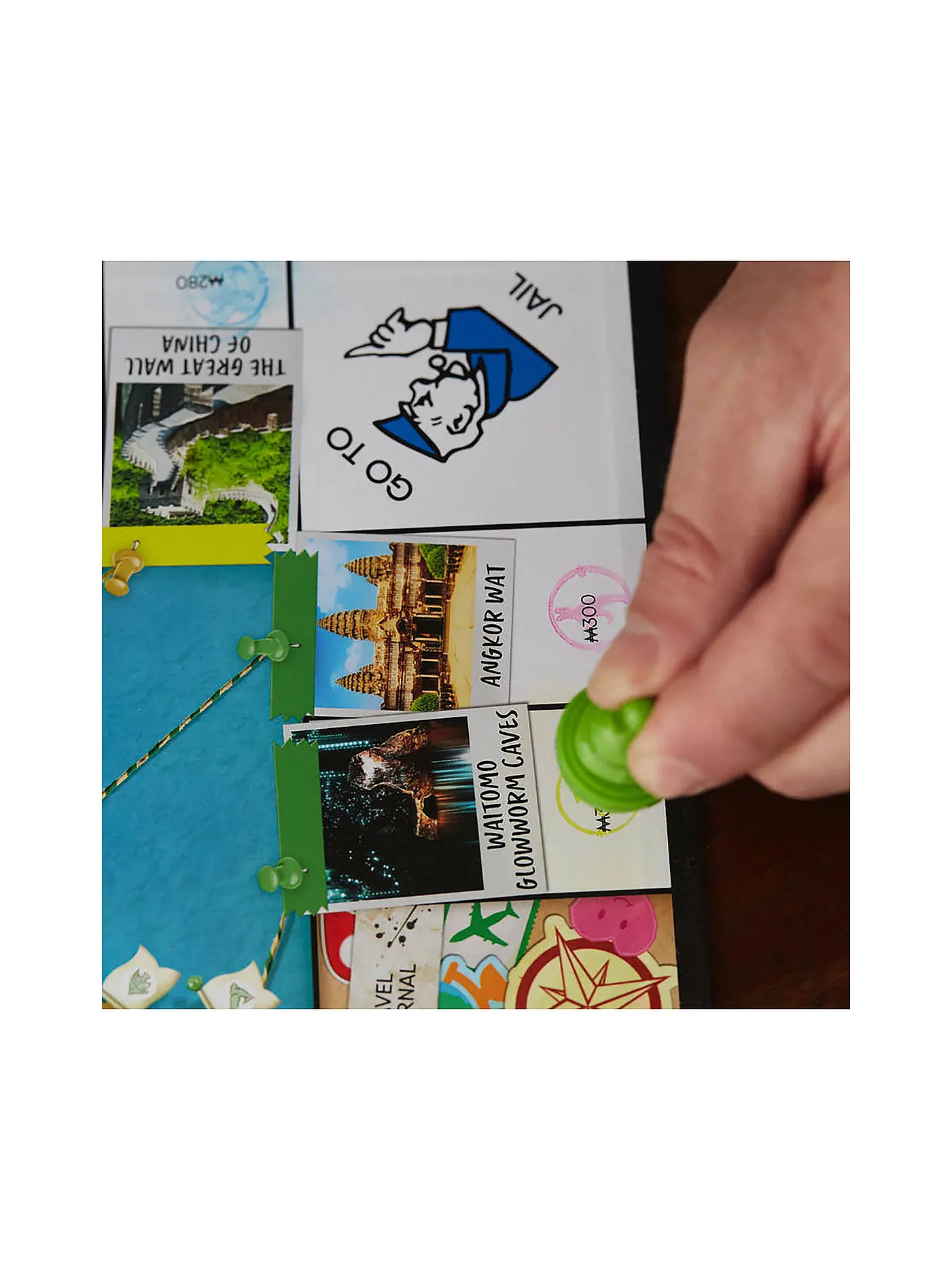 HASBRO | Brettspiel -  Monopoly Reise um die Welt | keine Farbe