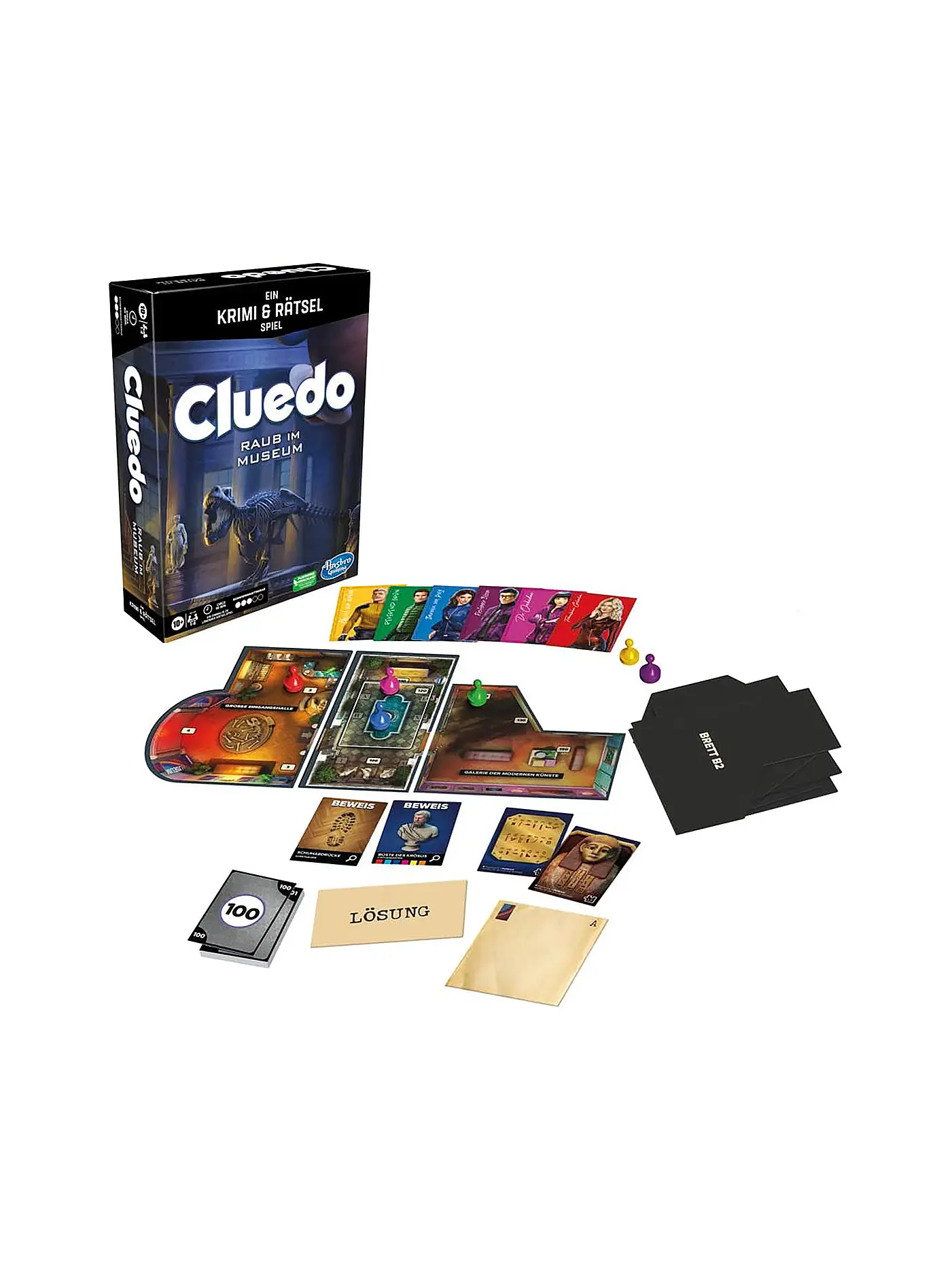 HASBRO | Brettspiel - Cluedo Raub im Museum | keine Farbe