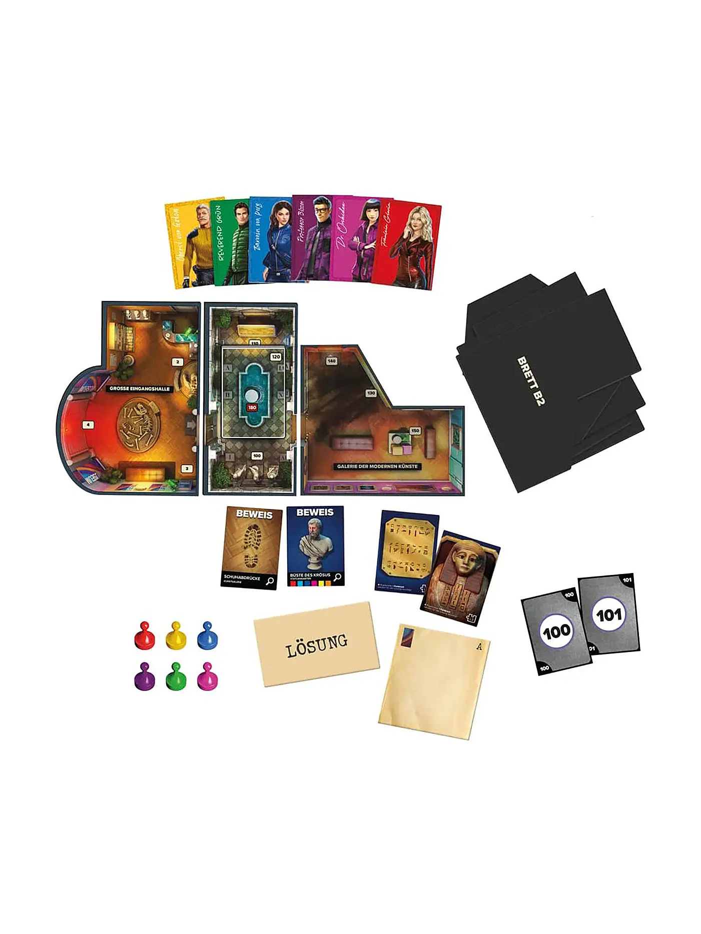 HASBRO | Brettspiel - Cluedo Raub im Museum | keine Farbe