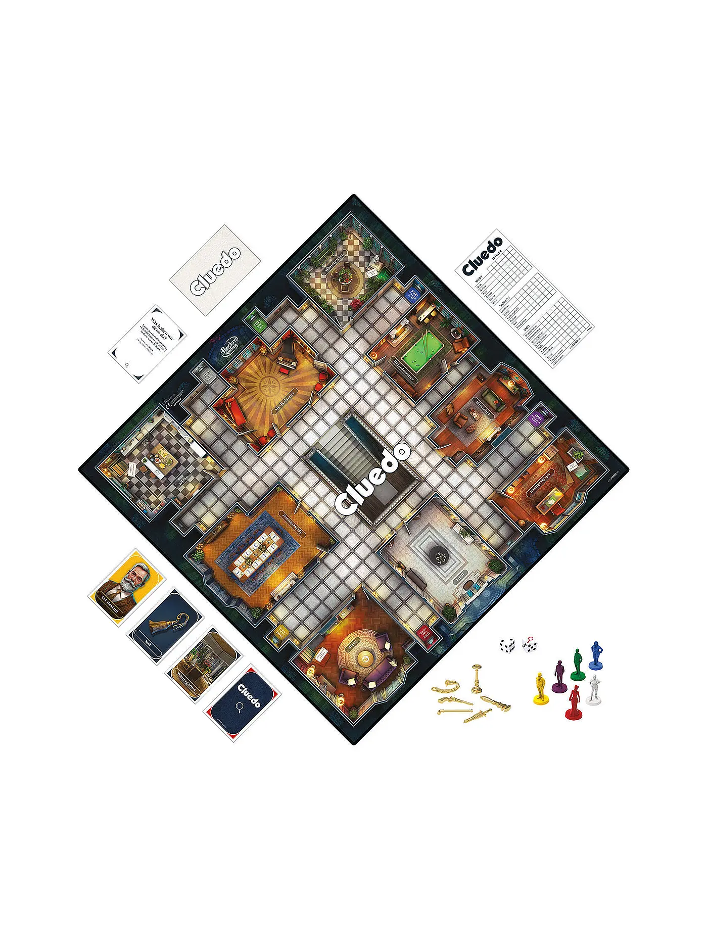 HASBRO | Brettspiel - Cluedo | keine Farbe