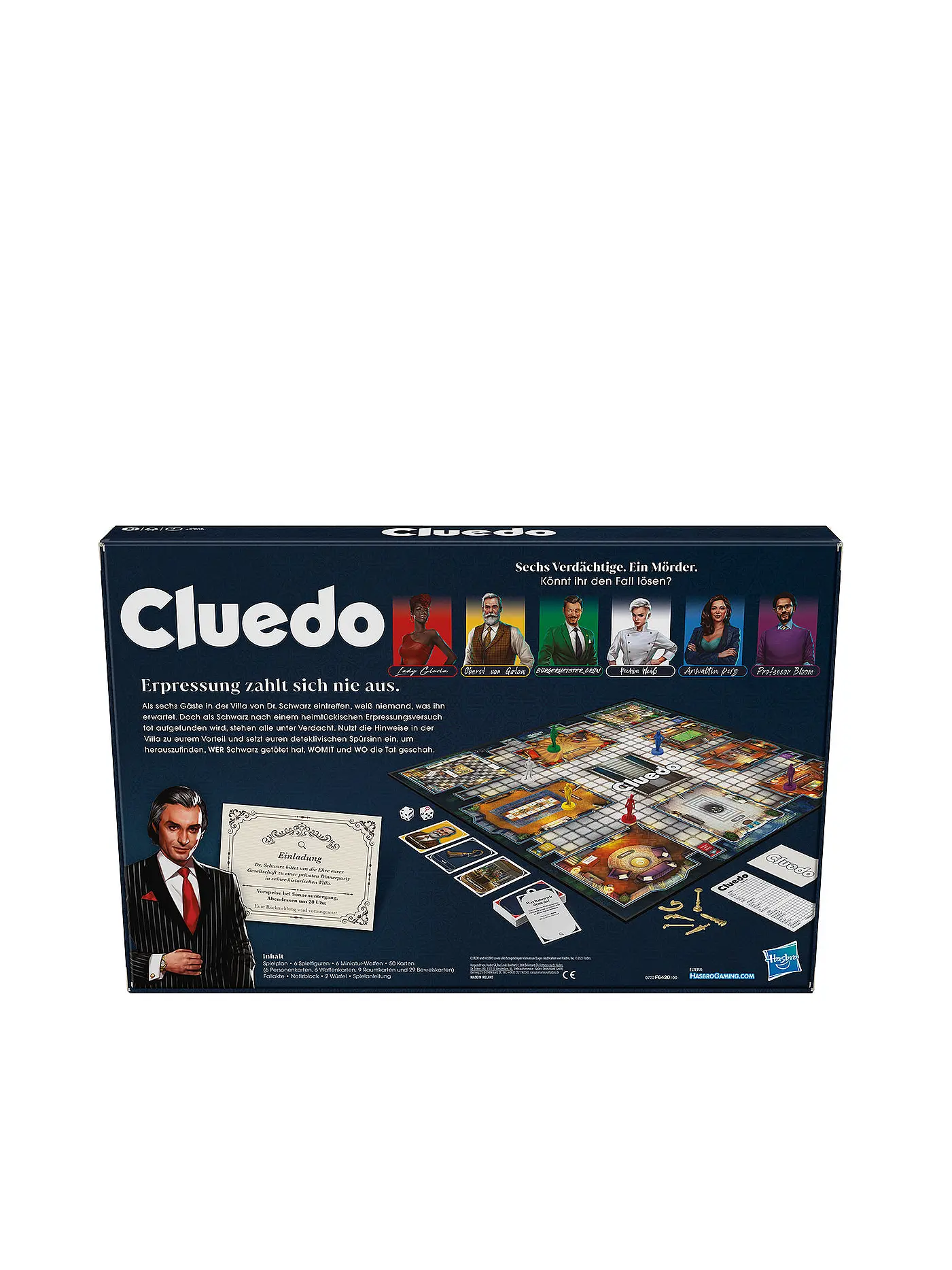 HASBRO | Brettspiel - Cluedo | keine Farbe