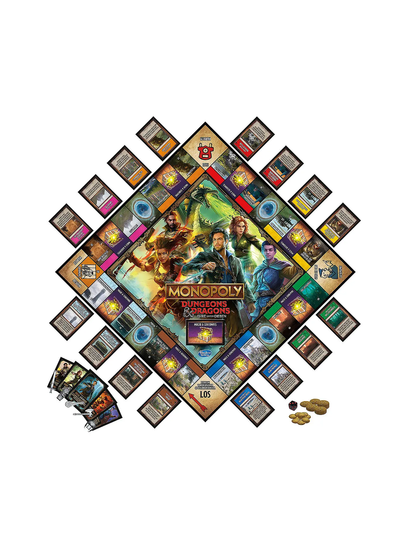 HASBRO | Brettspiel - Monopoly Dungeons & Dragons: Ehre unter Dieben | keine Farbe
