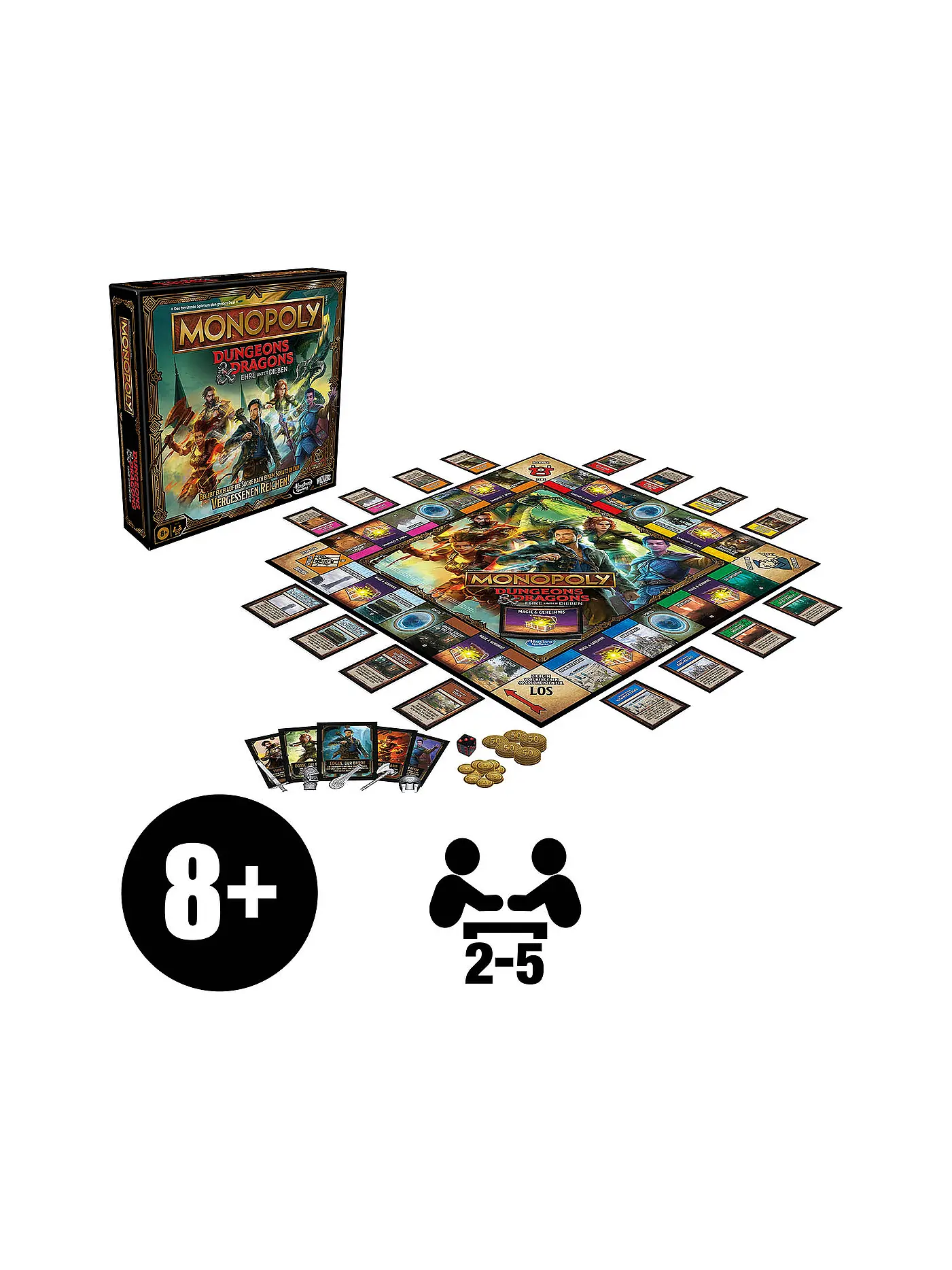 HASBRO | Brettspiel - Monopoly Dungeons & Dragons: Ehre unter Dieben | keine Farbe