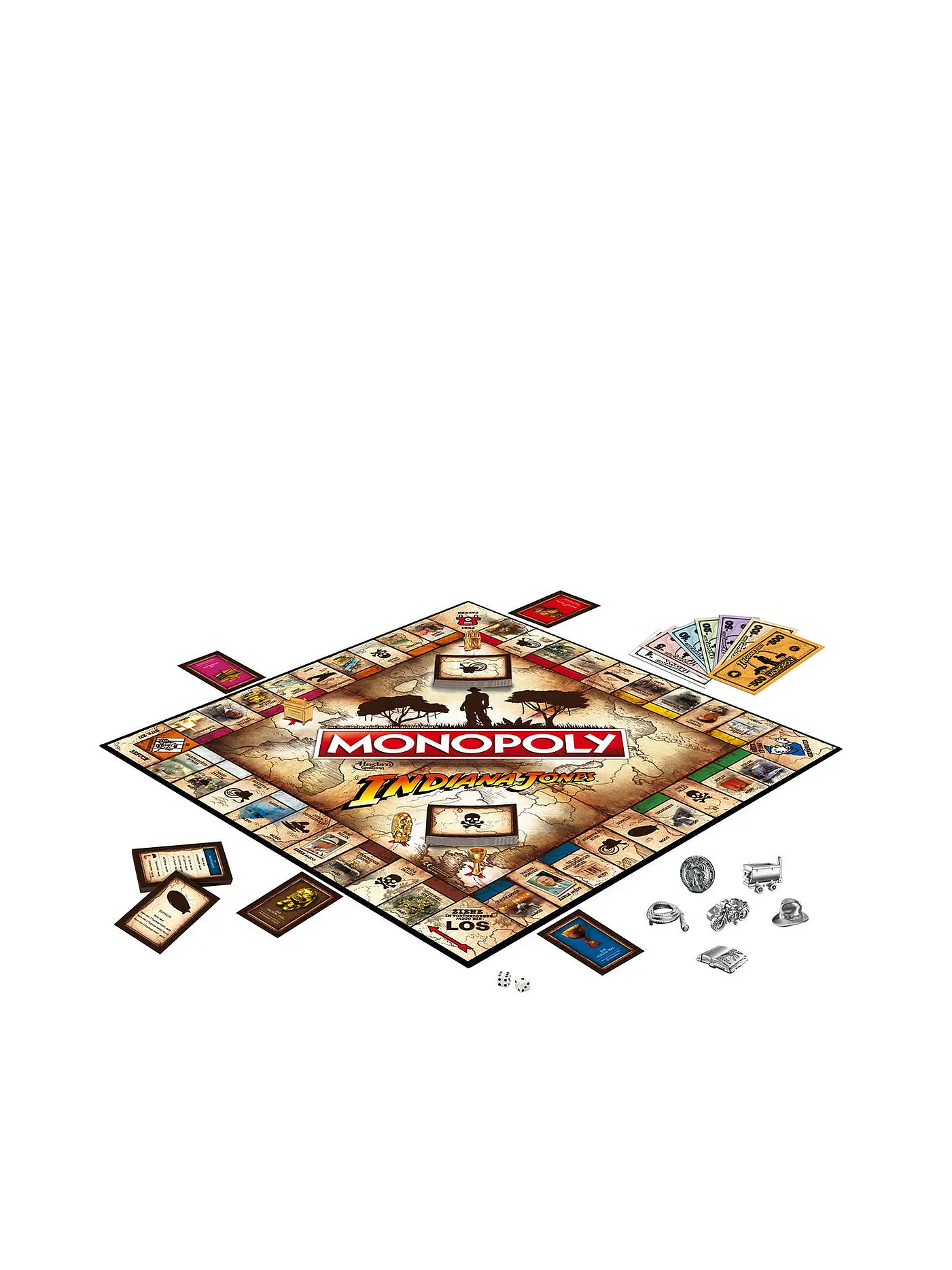 HASBRO | Brettspiel - Monopoly Indiana Jones Spiel | keine Farbe
