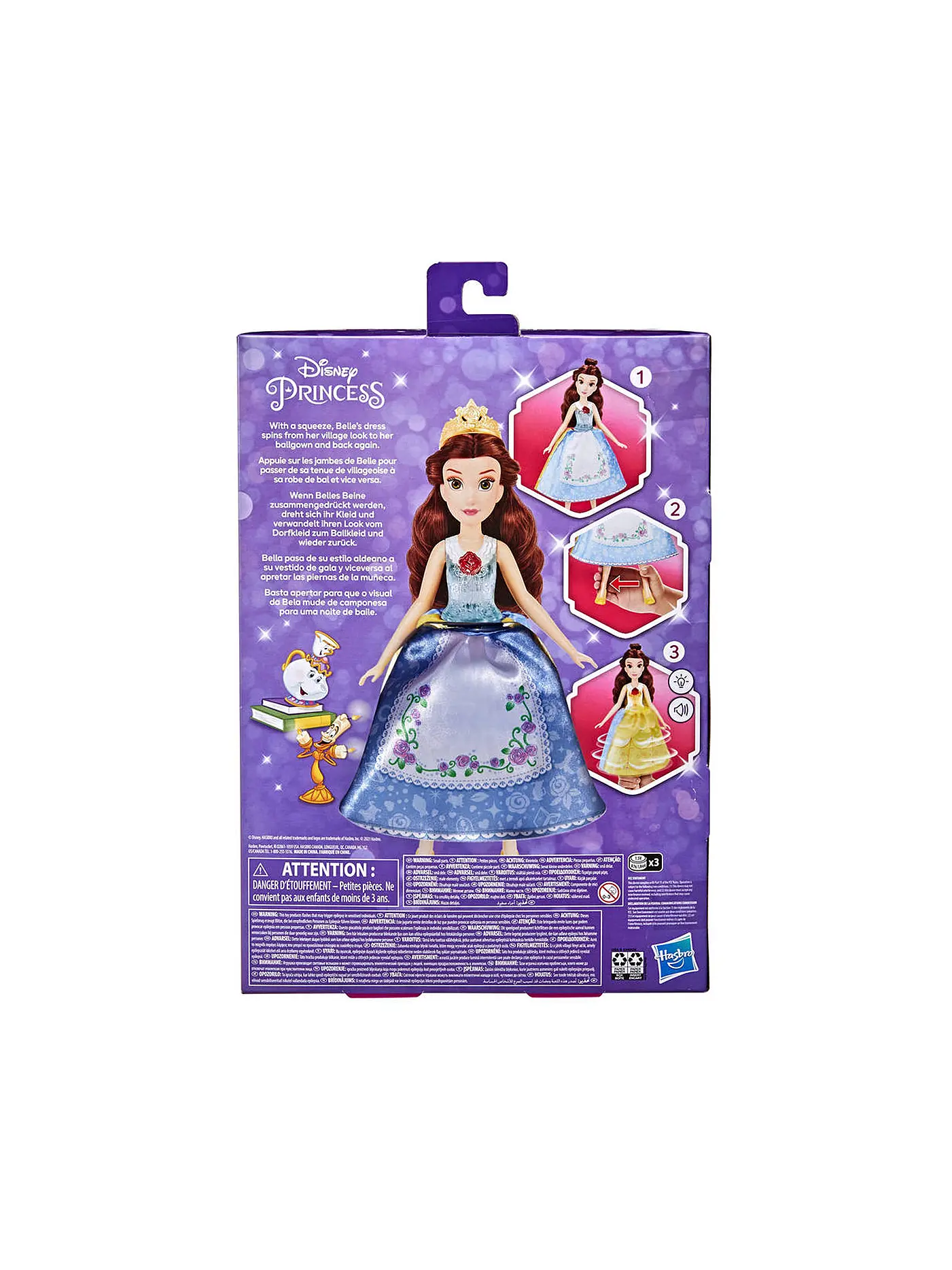 HASBRO | Disney Prinzessin Zauber Kleid Spin and Switch | keine Farbe
