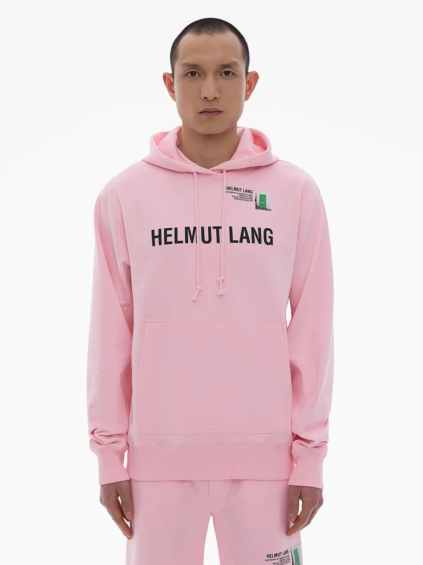 HELMUT LANG | Kapuzensweater - Hoodie | pink