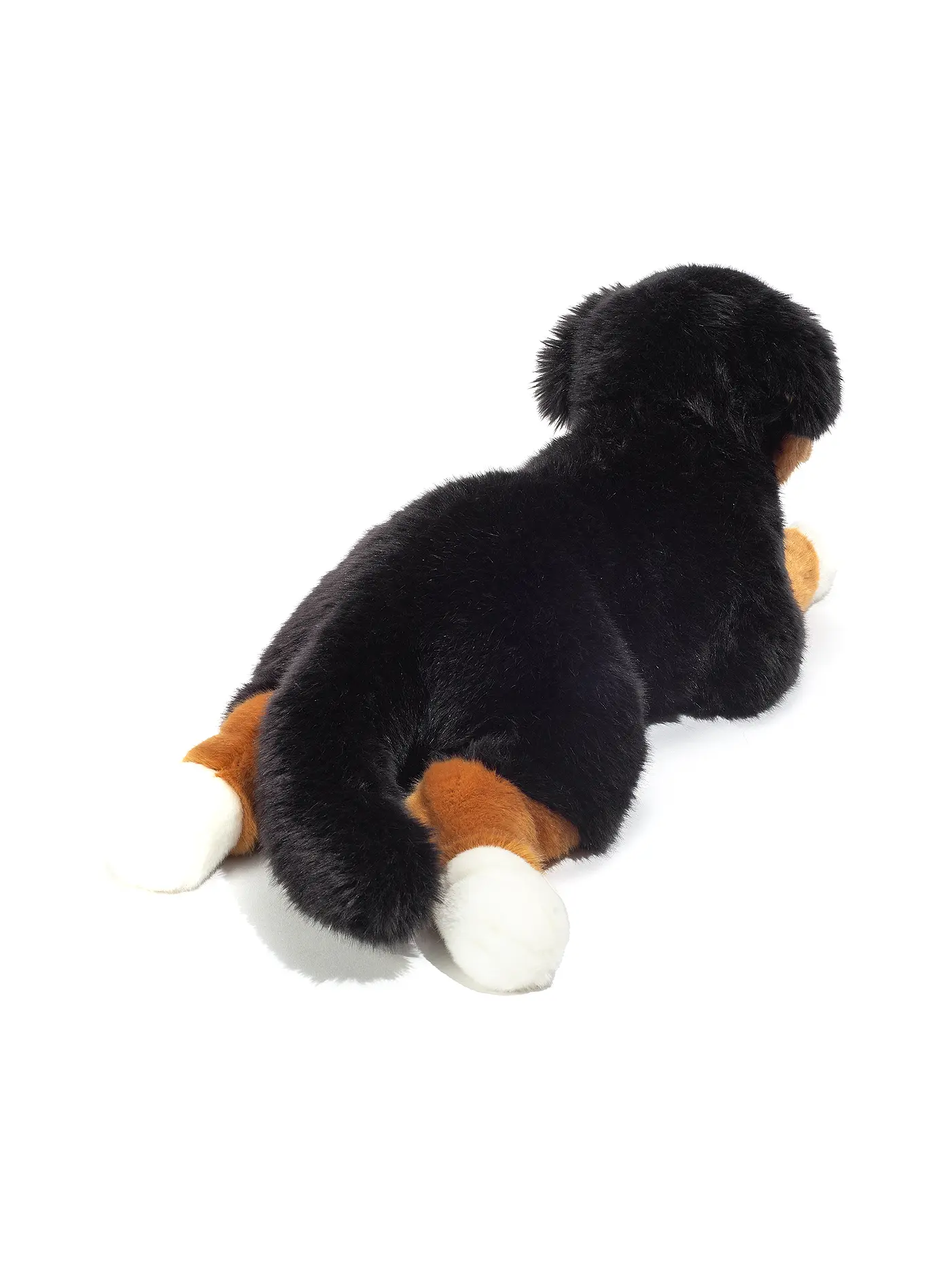 HERMANN TEDDY | Plüschtier - Berner Sennenhund liegend 40cm | schwarz
