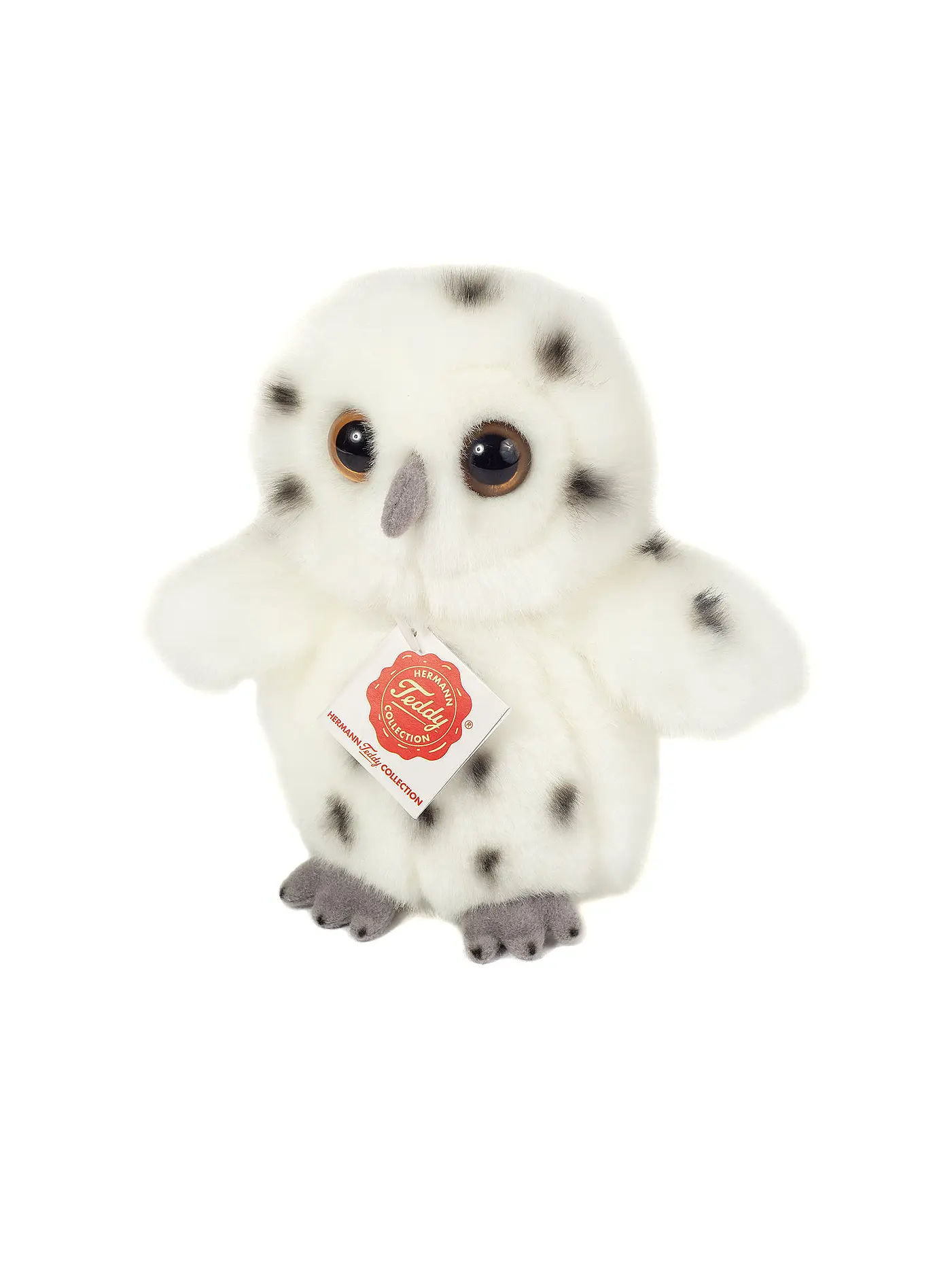 HERMANN TEDDY | Plüschtier - Schneeeule 16cm | weiss