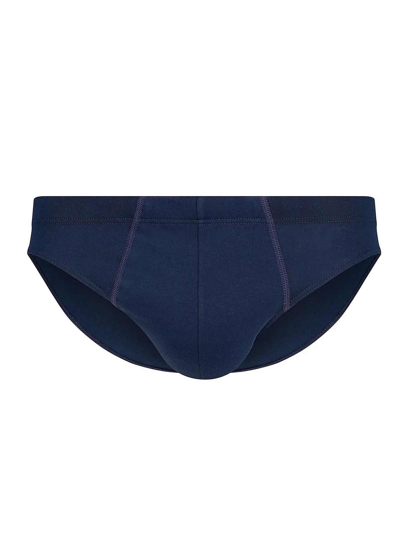 HUBER | Brasil Slip 2er Pkg. anthracite stripe | blau
