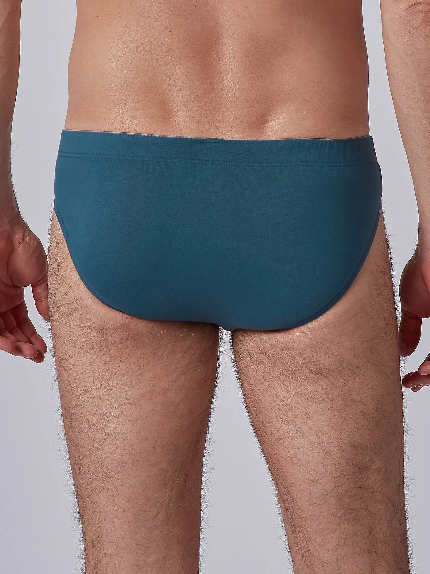 HUBER | Slip 3er Pkg Just Comfort Schwarz | petrol
