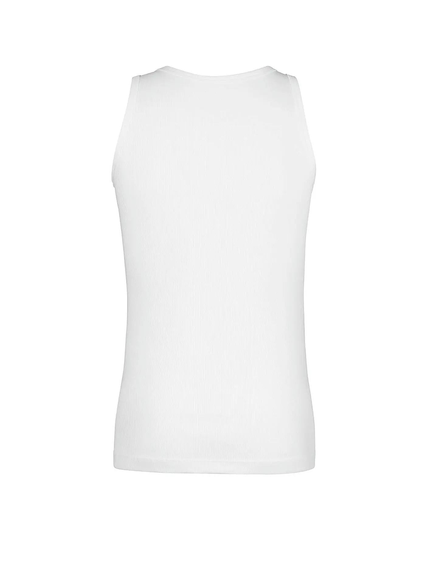 HUBER | Trägershirt - Unterhemd  "De Luxe" (Weiß) | weiss