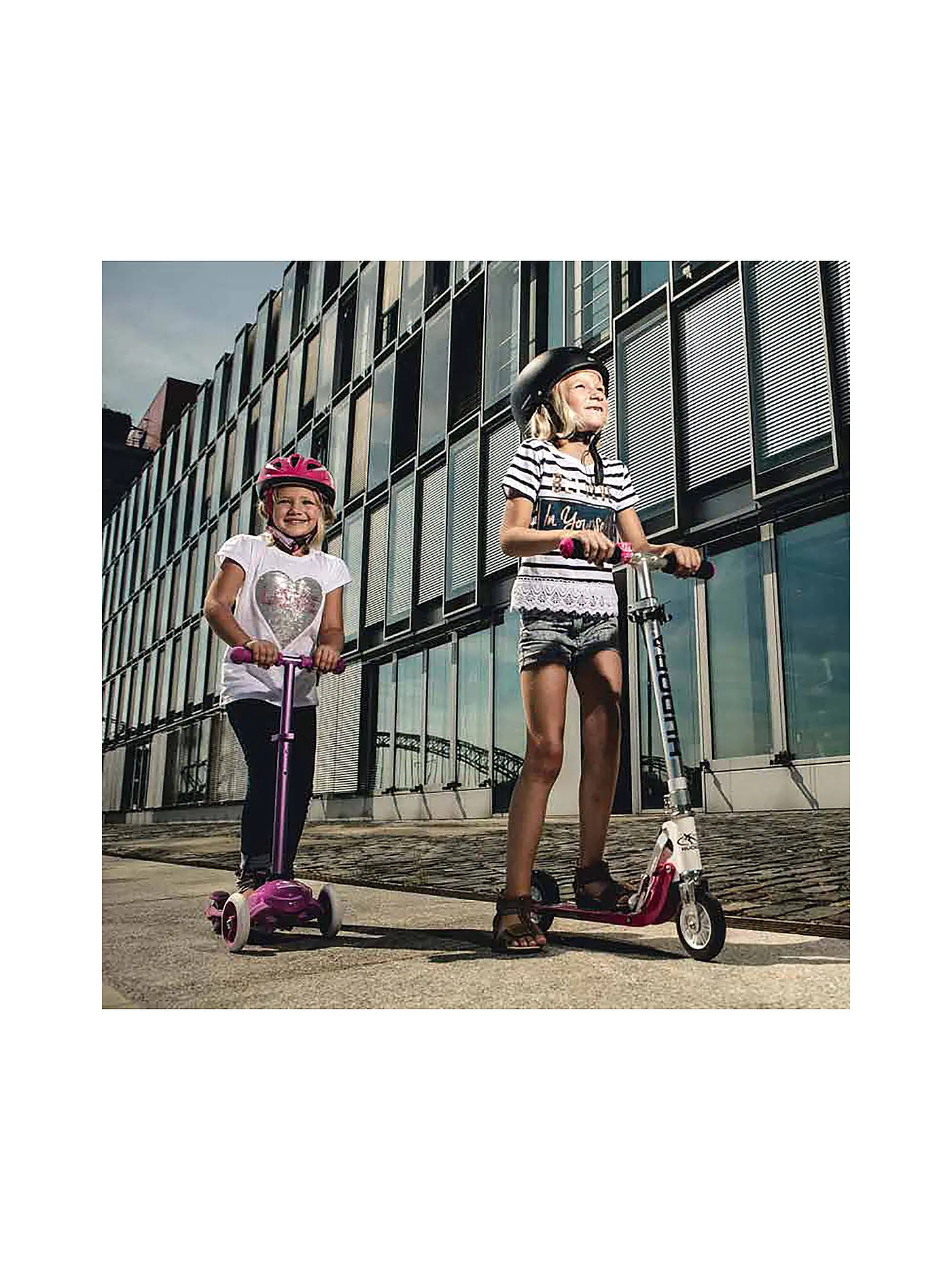 HUDORA | Tri-Scooter bordeaux | dunkelrot