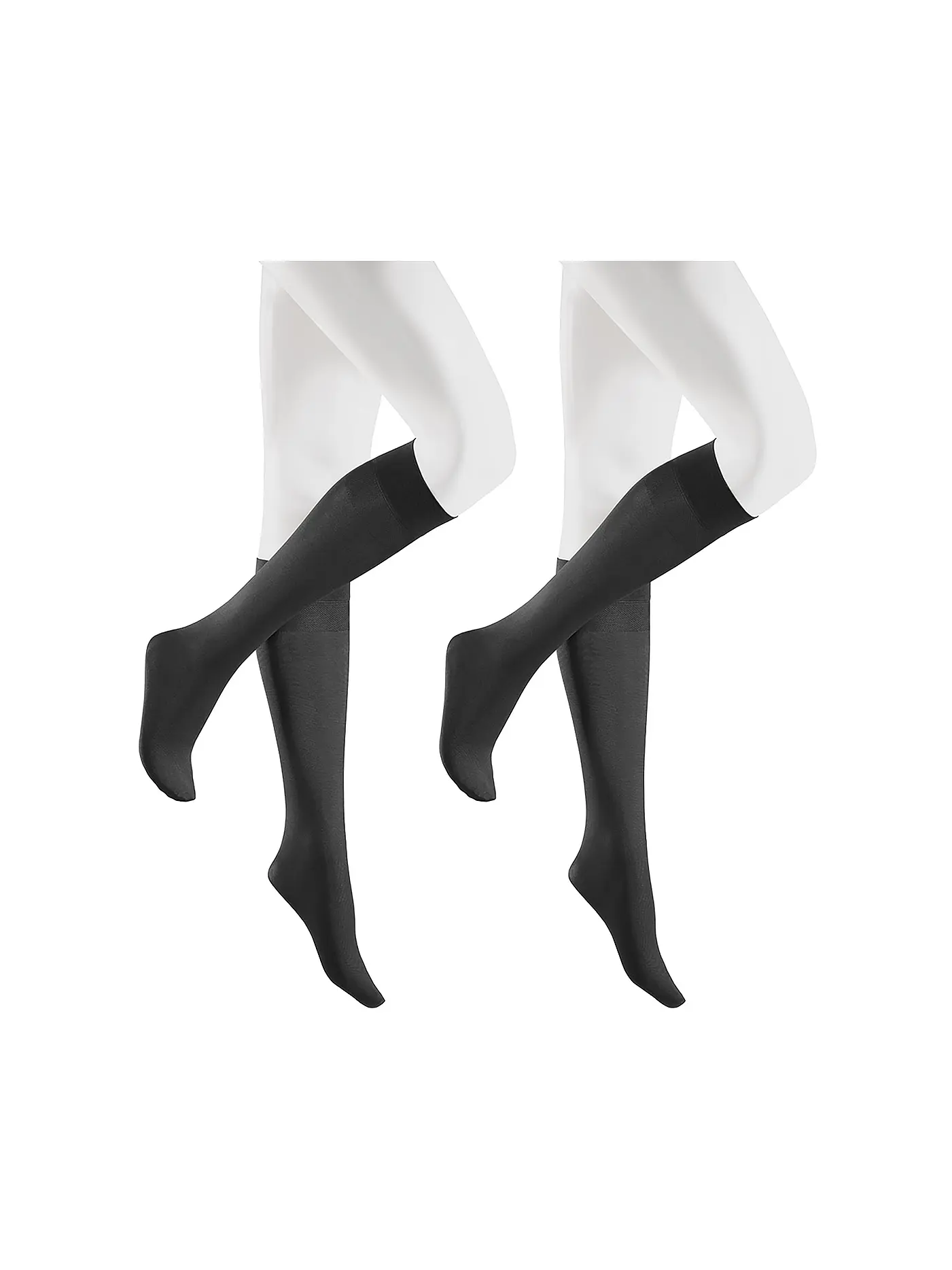 HUDSON | Strumpfhose 2-er Pkg. "Simply20" (Skin) | grau
