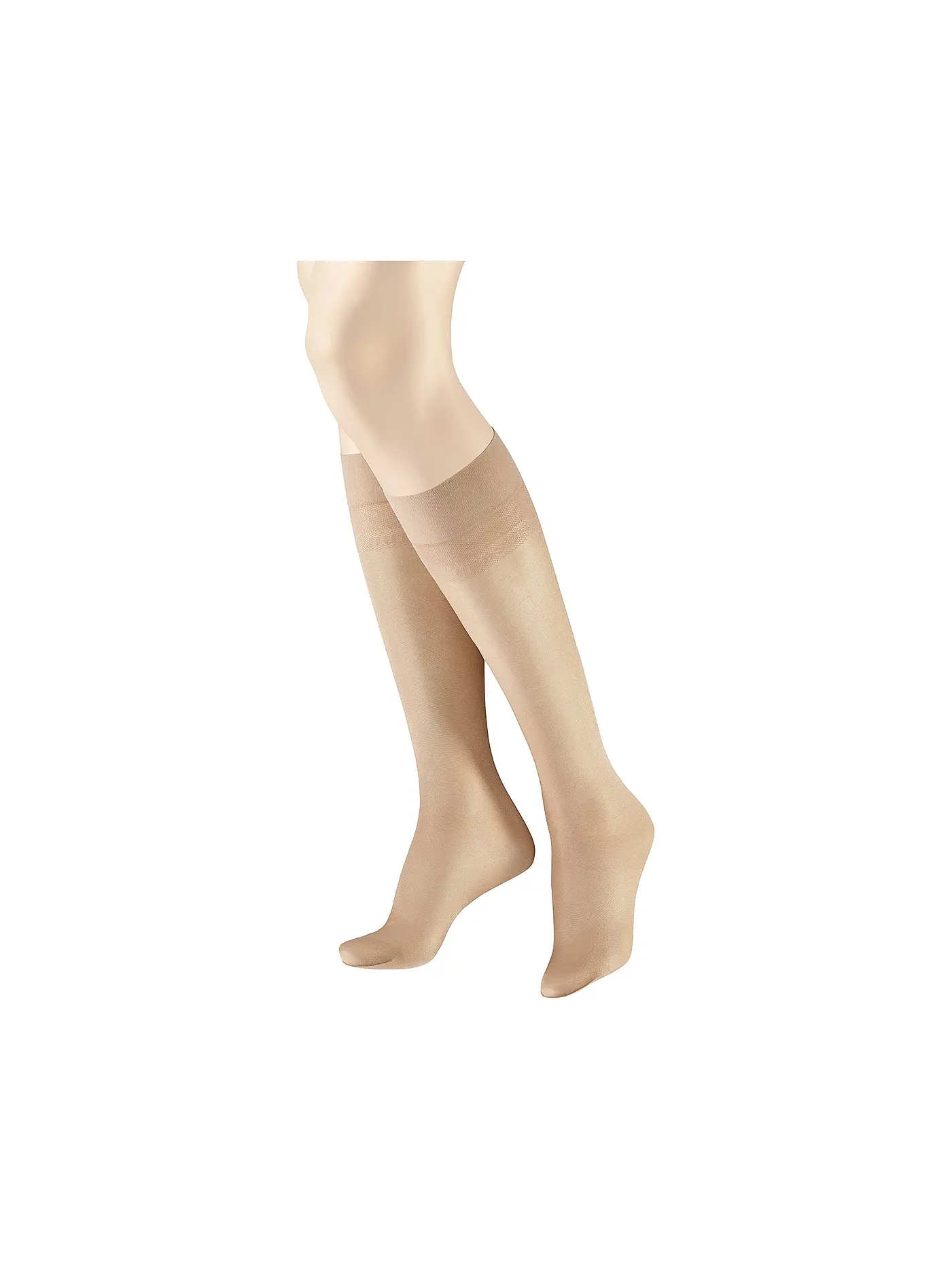 HUDSON | Kniestrümpfe Glamour  | beige