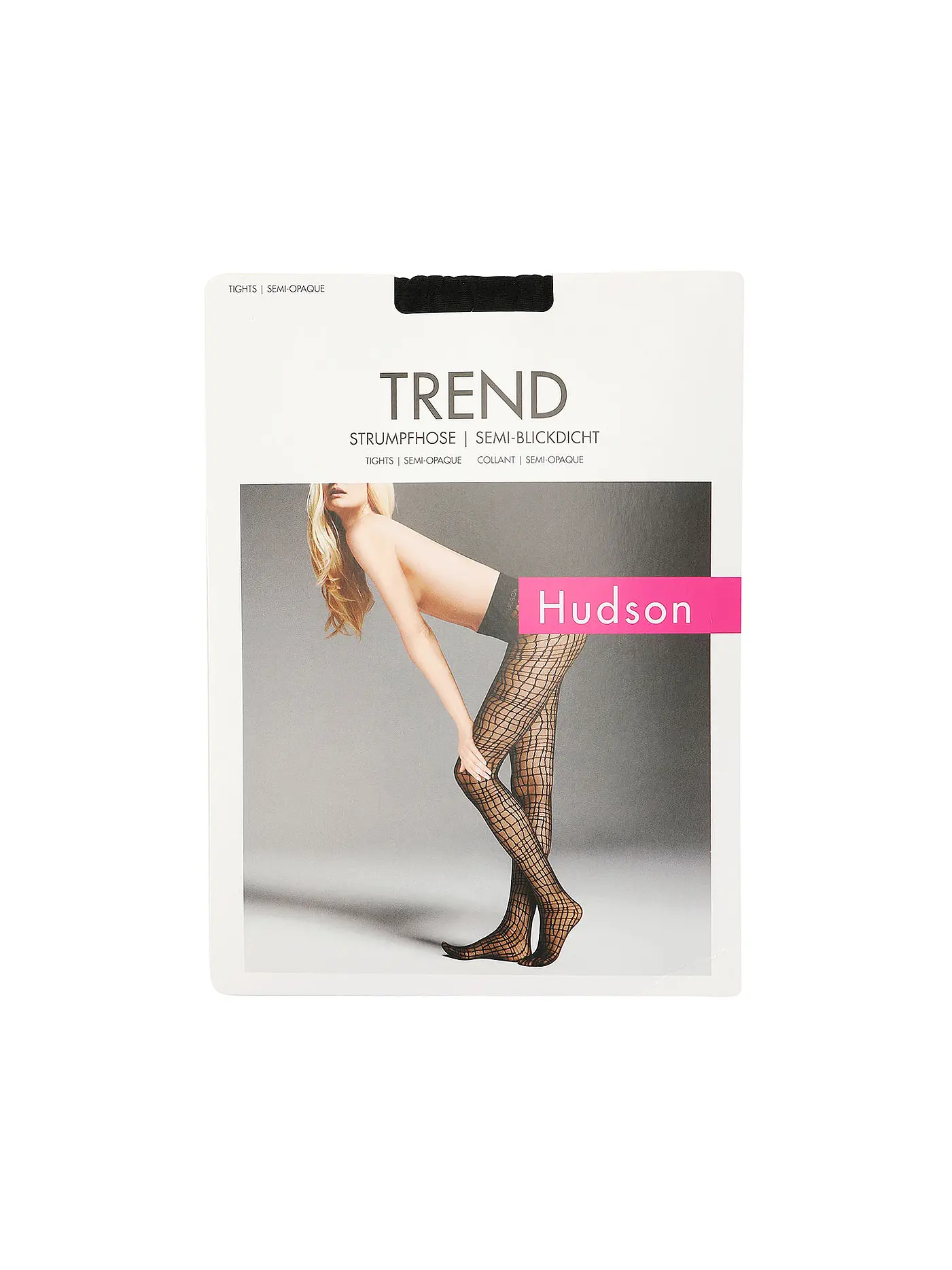 HUDSON | Modestrumpfhose GRILLE black  | schwarz