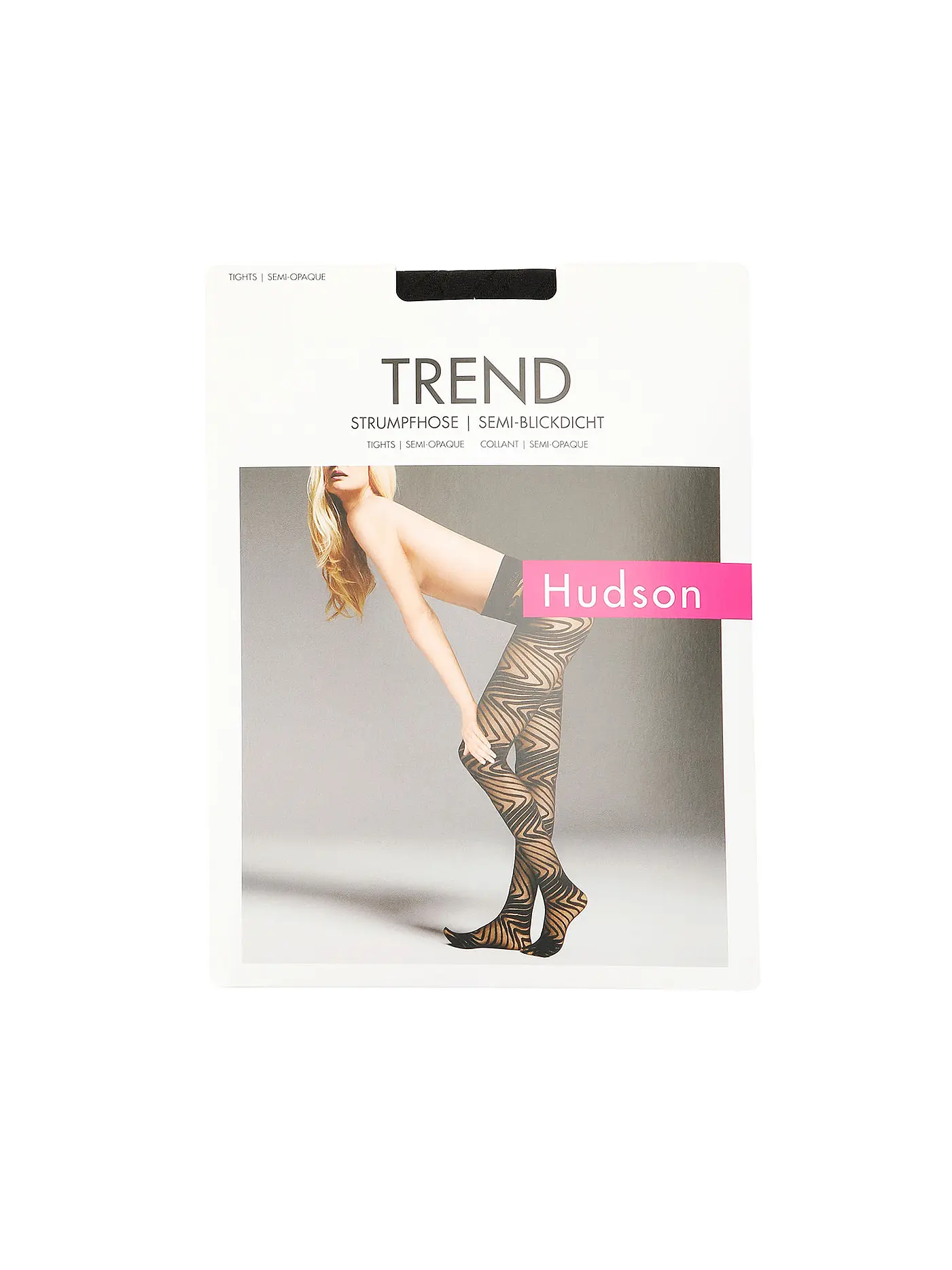 HUDSON | Modestrumpfhose KINK black  | schwarz