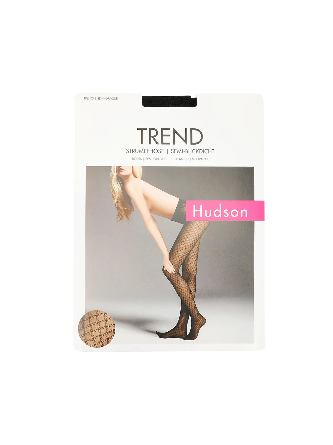 HUDSON | Modestrumpfhose WARP black  | schwarz