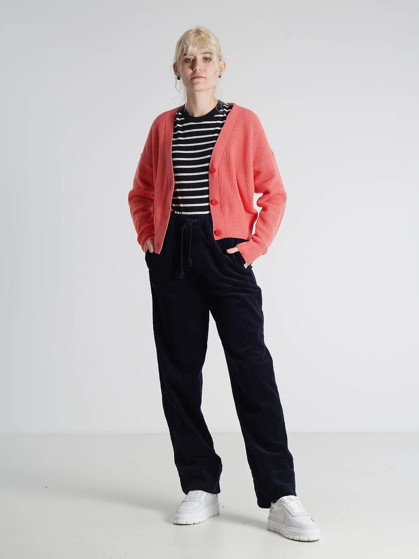 HUGO | Cardigan SHAWANY | koralle