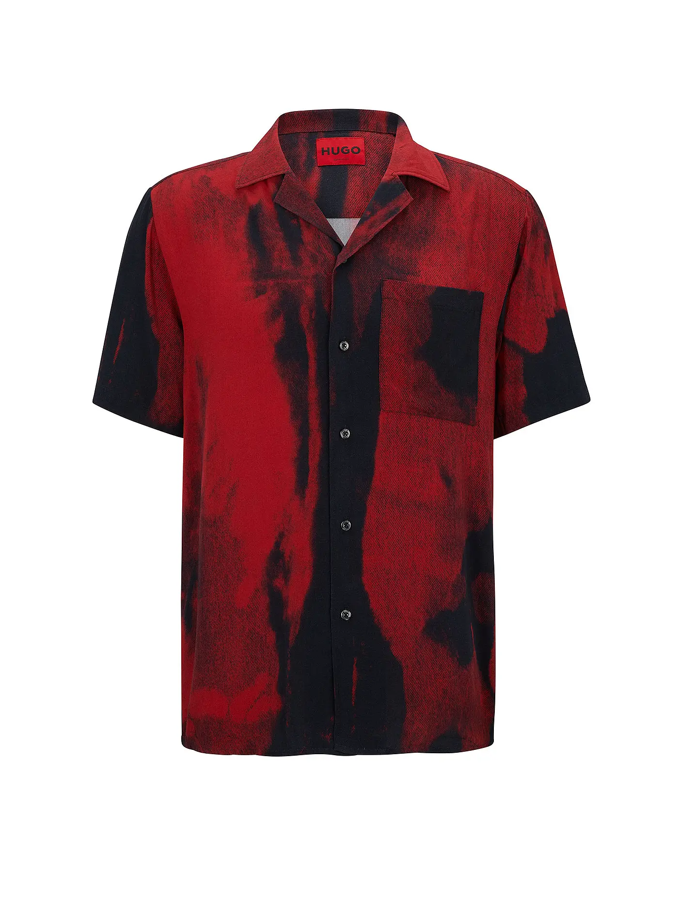 HUGO | Hemd Relaxed Fit ELLINO | rot