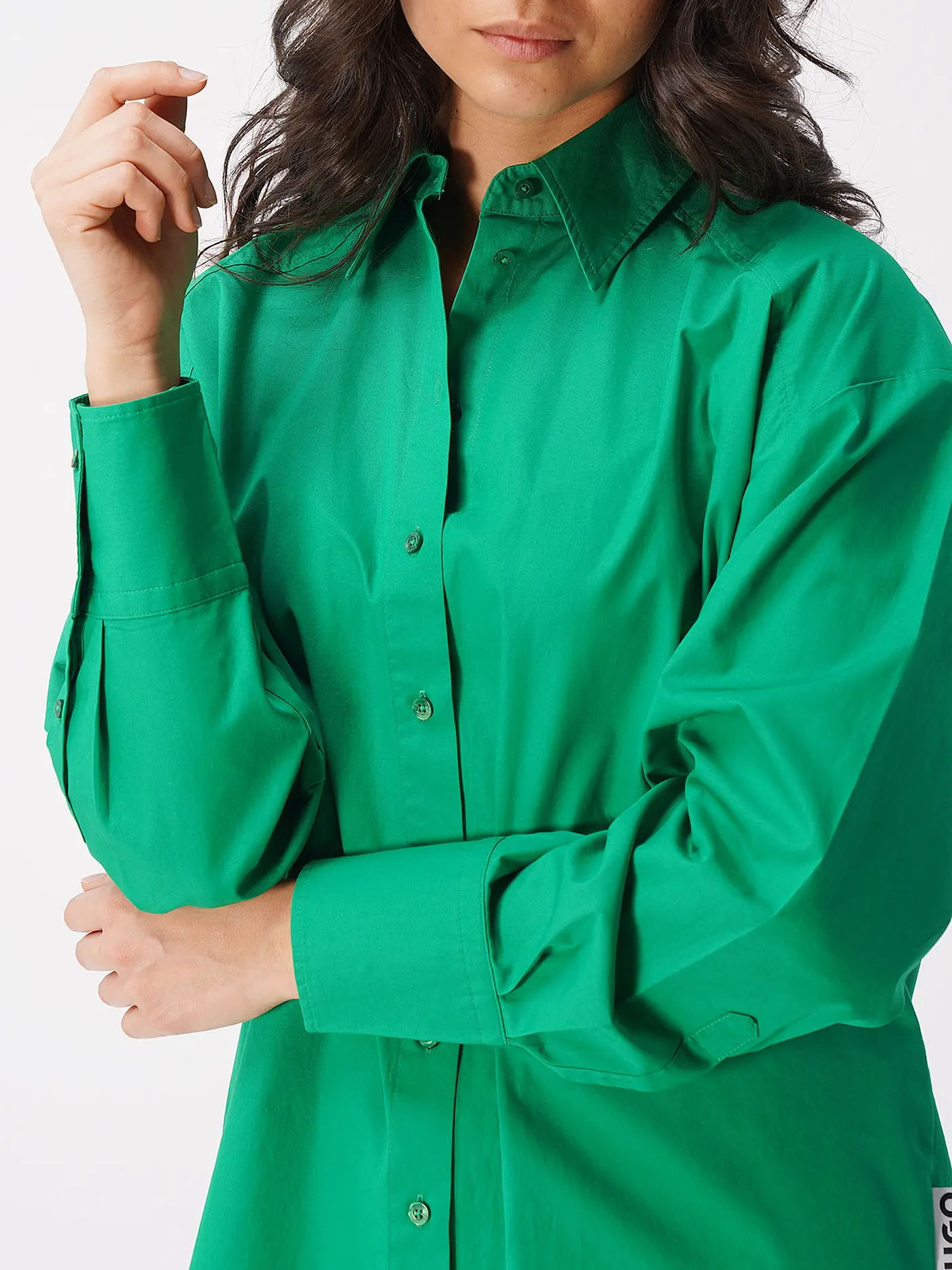 HUGO | Hemdbluse ENNIA | grün