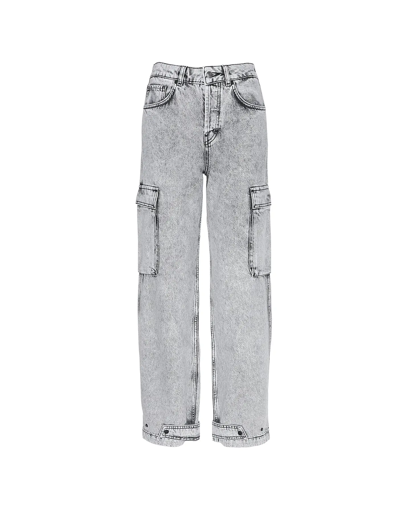 HUGO | Jeans Mom Fit GEBELLA | grau