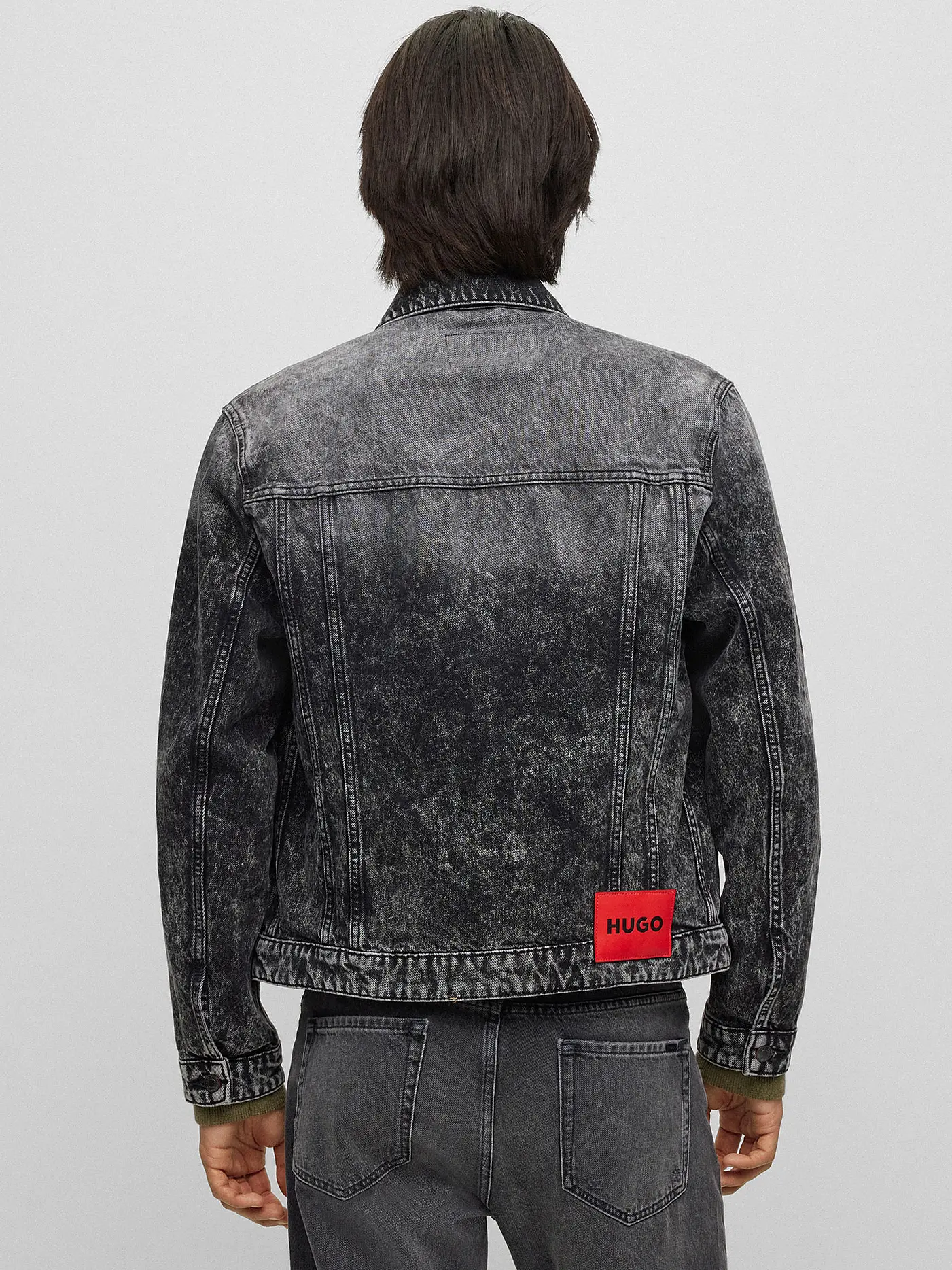 HUGO | Jeansjacke | grau
