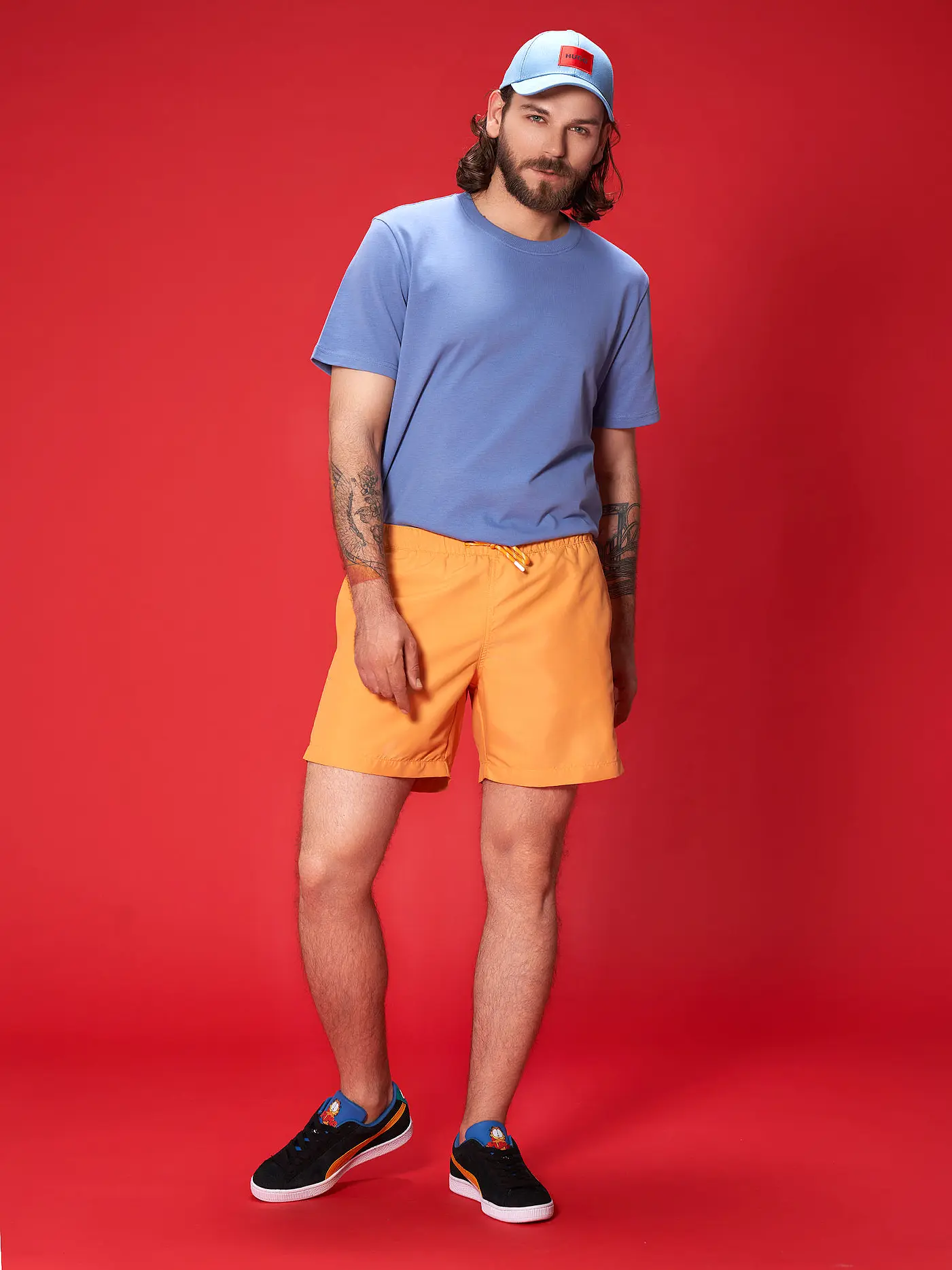 HUGO | Kappe  | blau