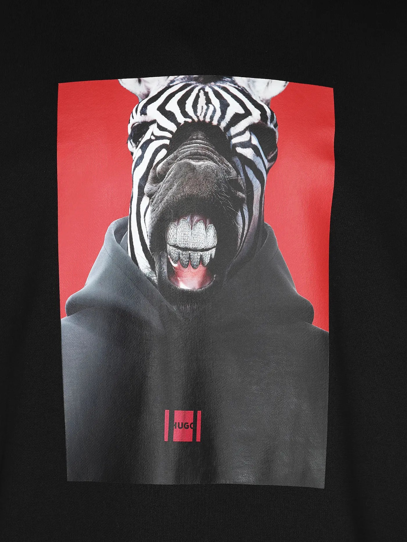 HUGO | Kapuzensweater - Hoodie  | schwarz
