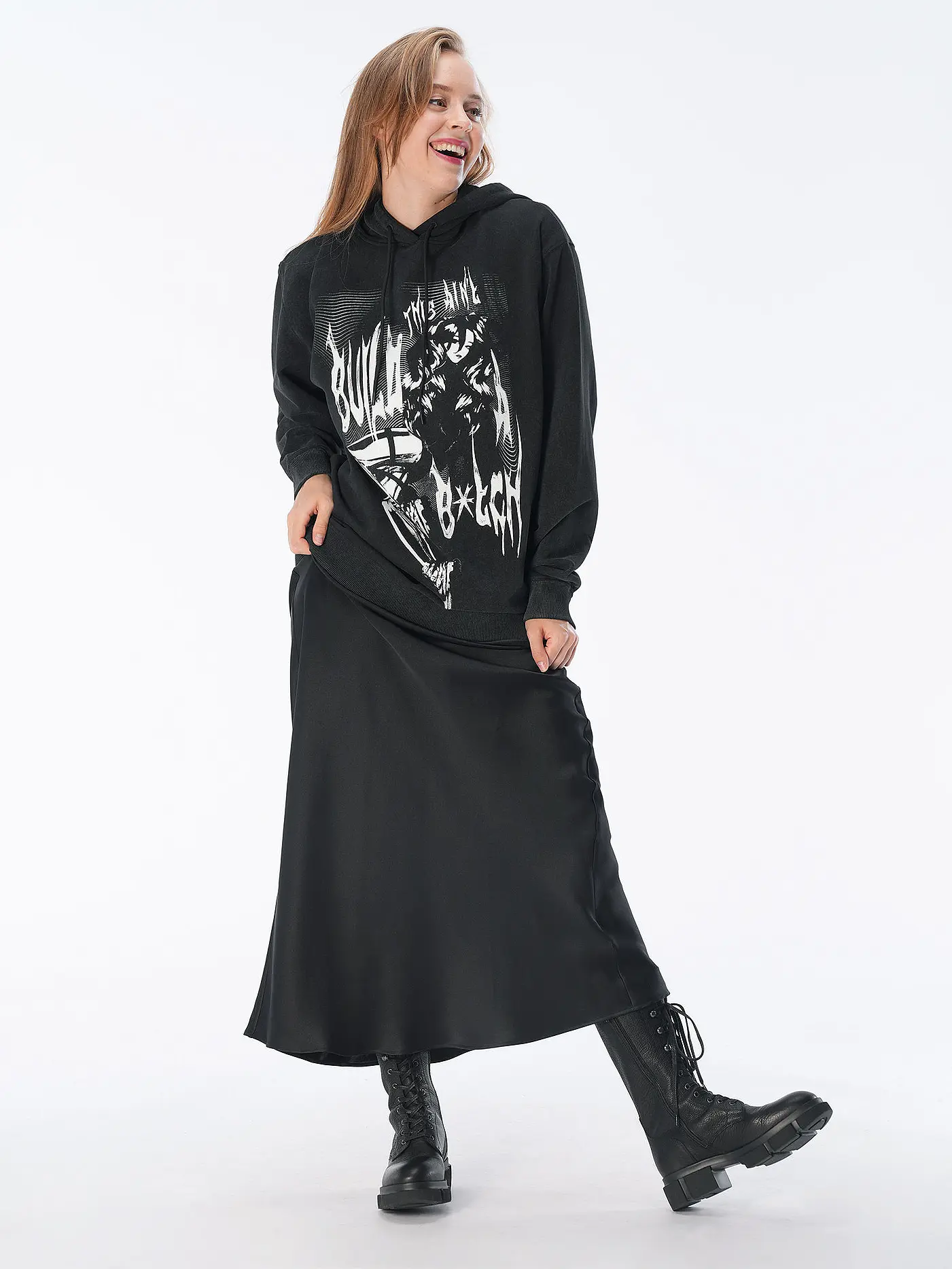 HUGO | Kapuzensweater - Hoodie DEJANNI | schwarz