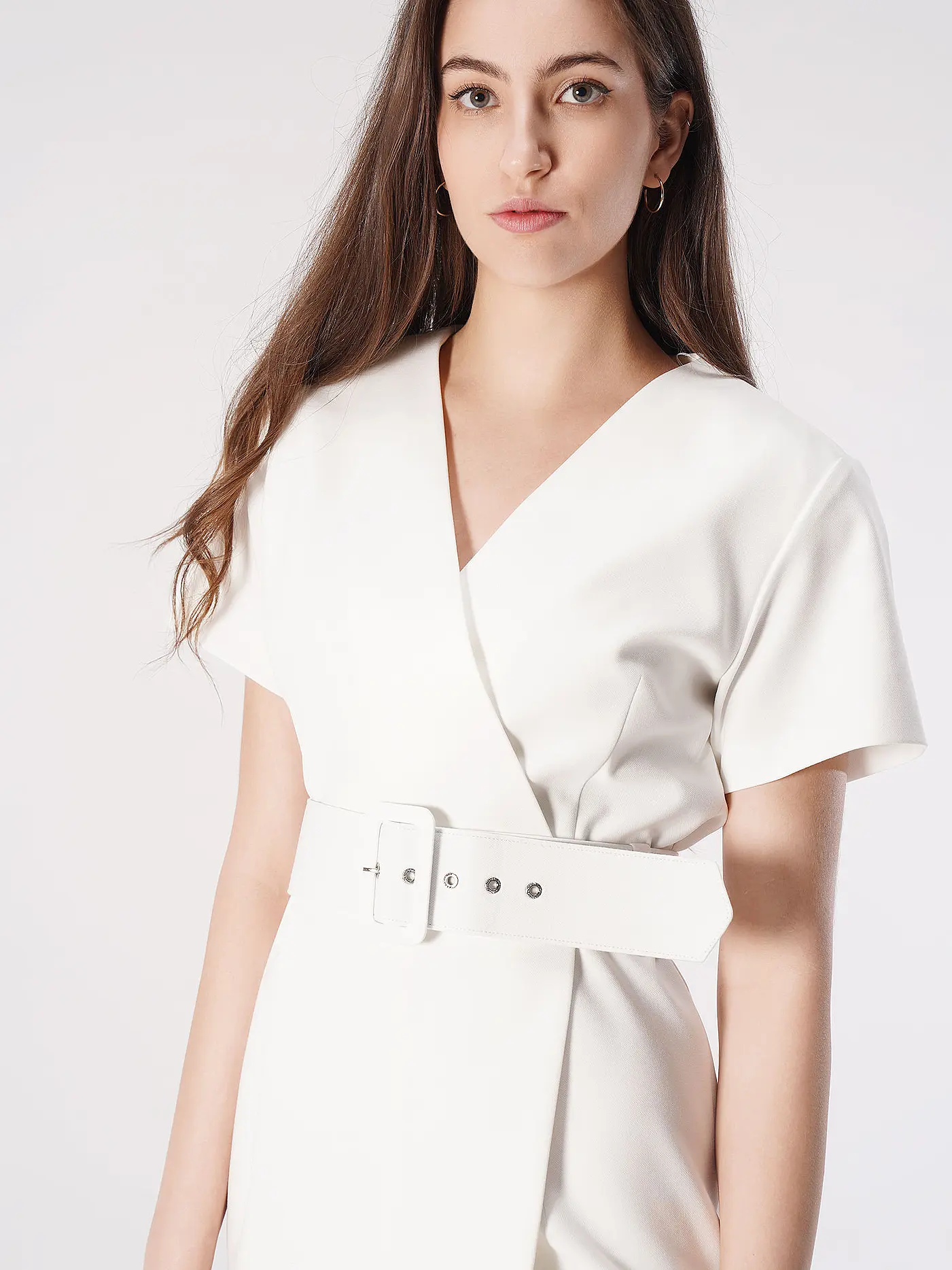 HUGO | Kleid KABUSAS | creme