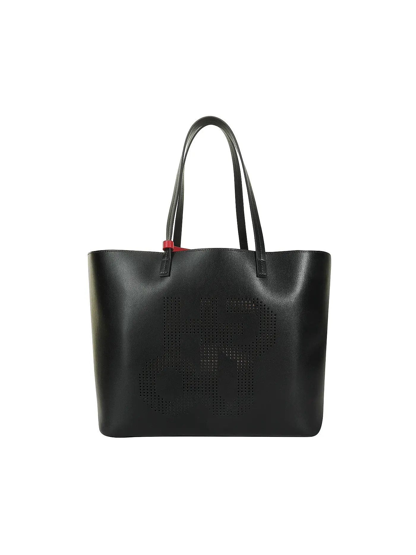 HUGO | Ledertasche - Shopper MAYA Large | schwarz
