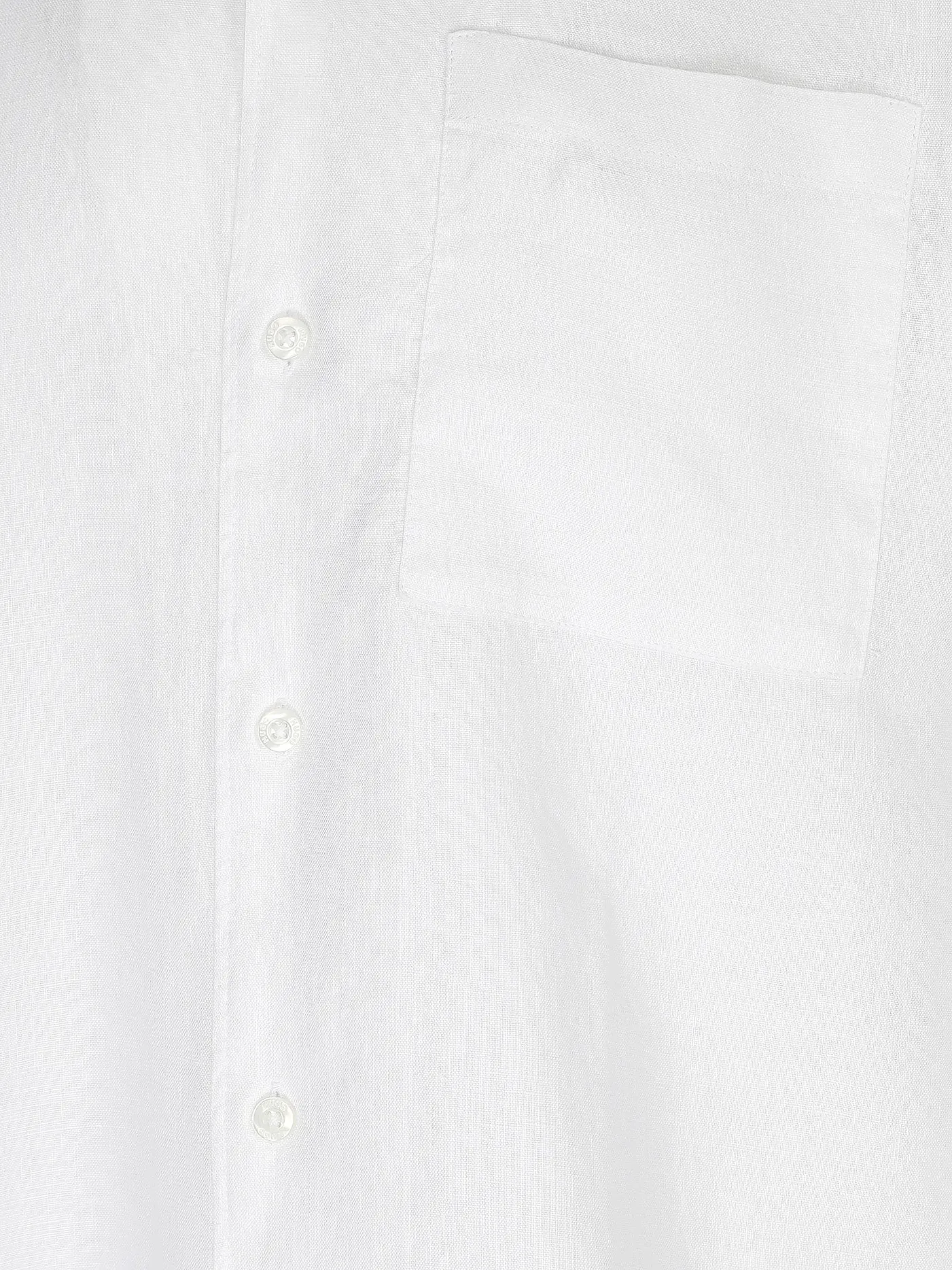HUGO | Leinenhemd | weiss