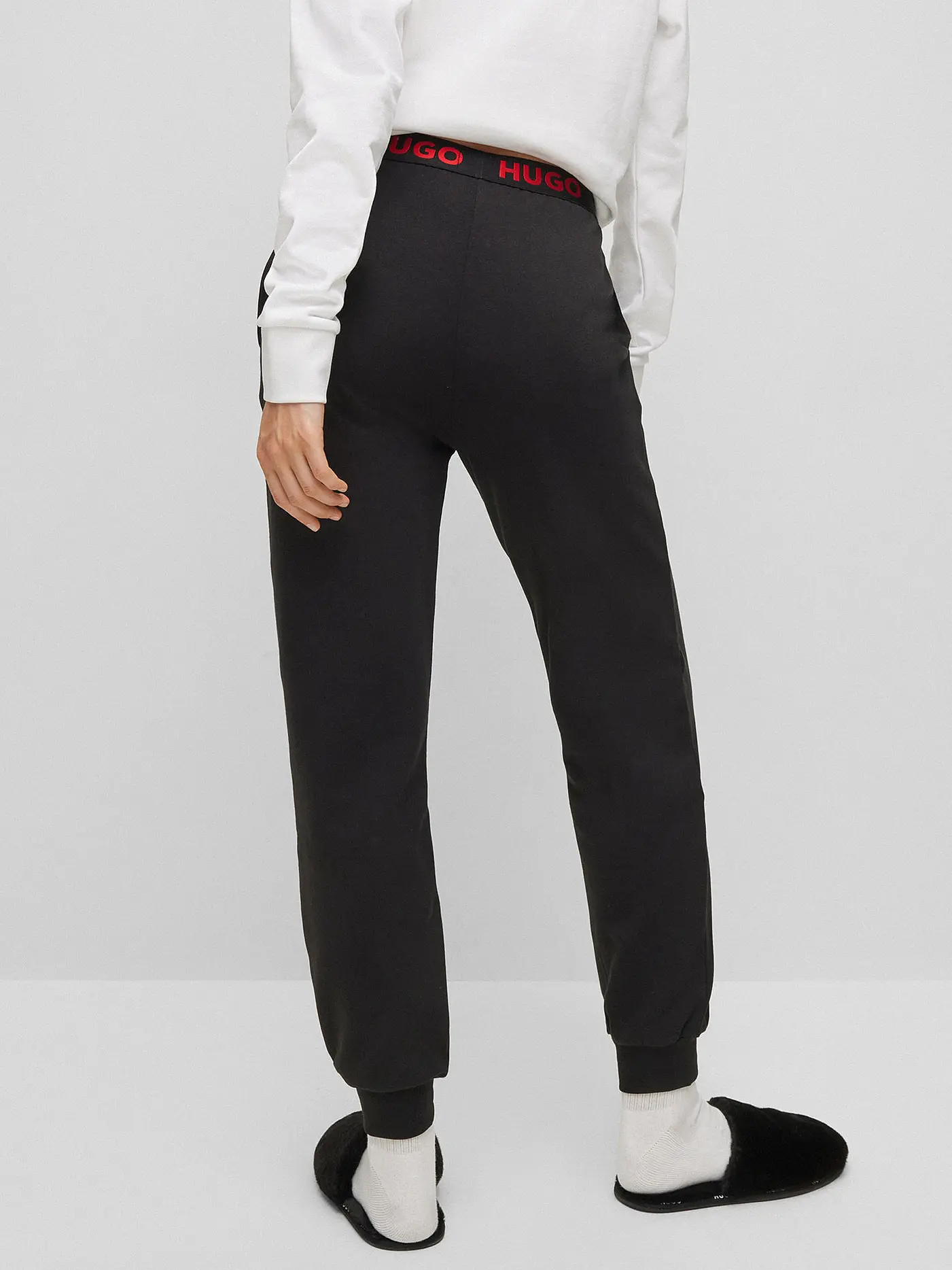 HUGO | Loungewear Hose | schwarz