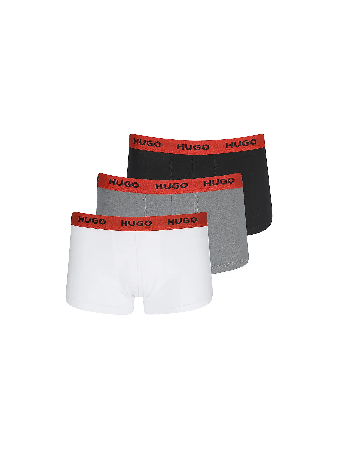 HUGO | Pants 3-er Pkg. schwarz oliv rot | bunt