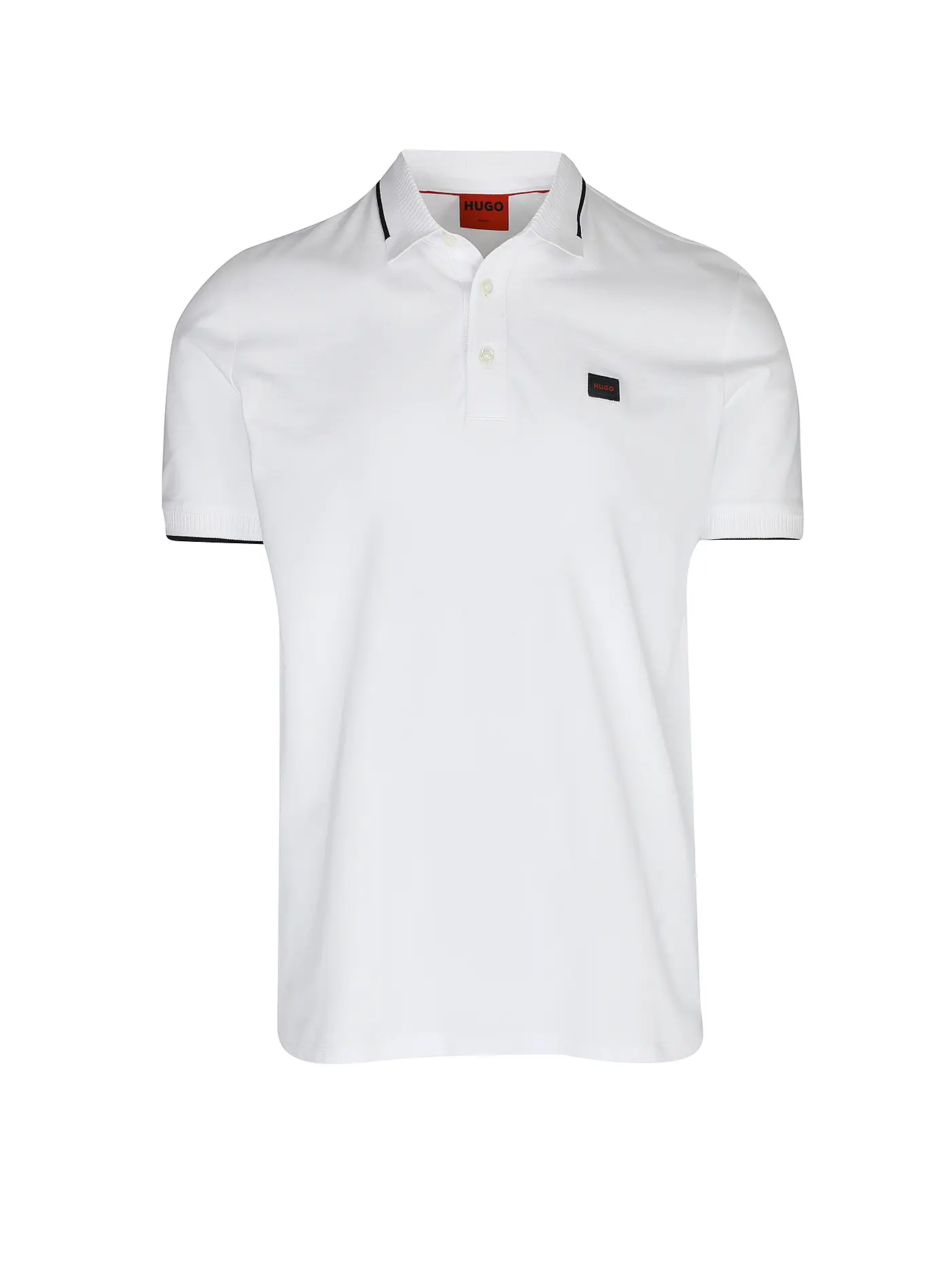 HUGO | Poloshirt DERESINO  | weiss